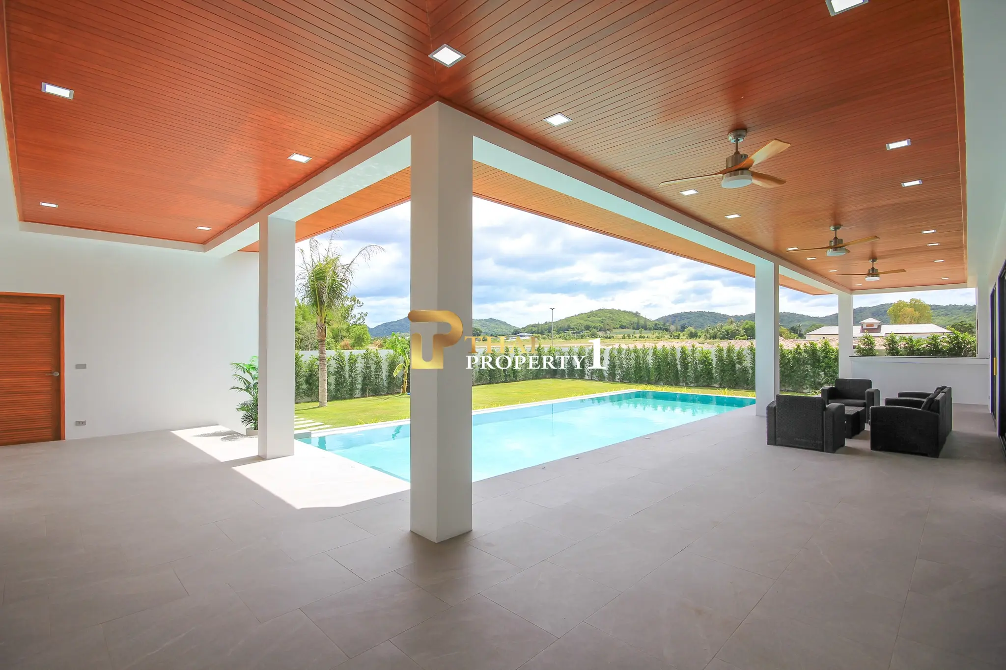 Luxury 4-Bedroom Mountain View Pool Villa for Sale – Soi 112, Hua Hin