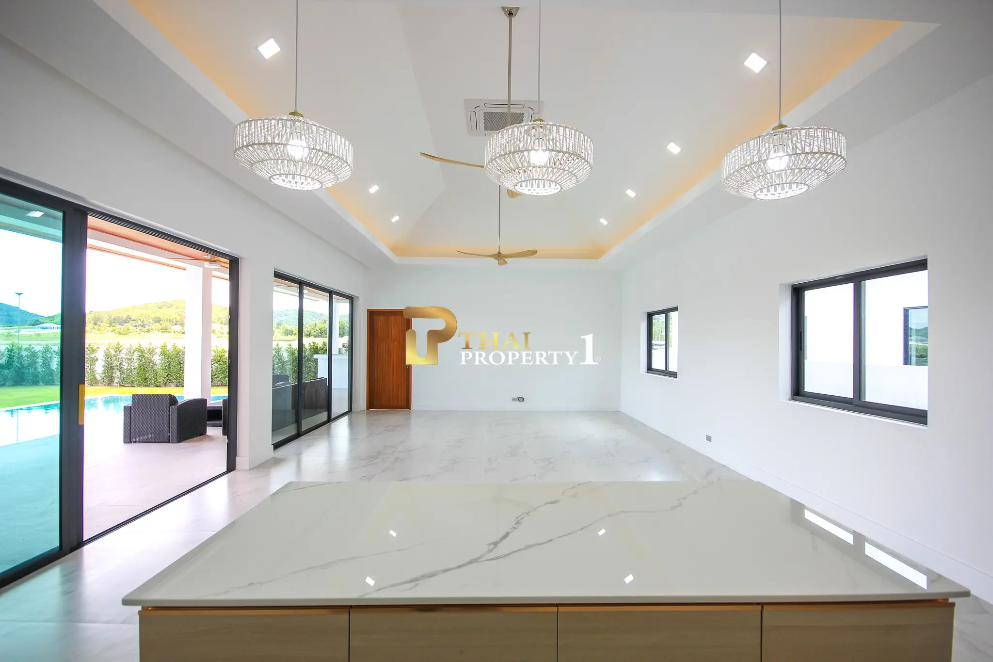 Luxury 4-Bedroom Mountain View Pool Villa for Sale – Soi 112, Hua Hin