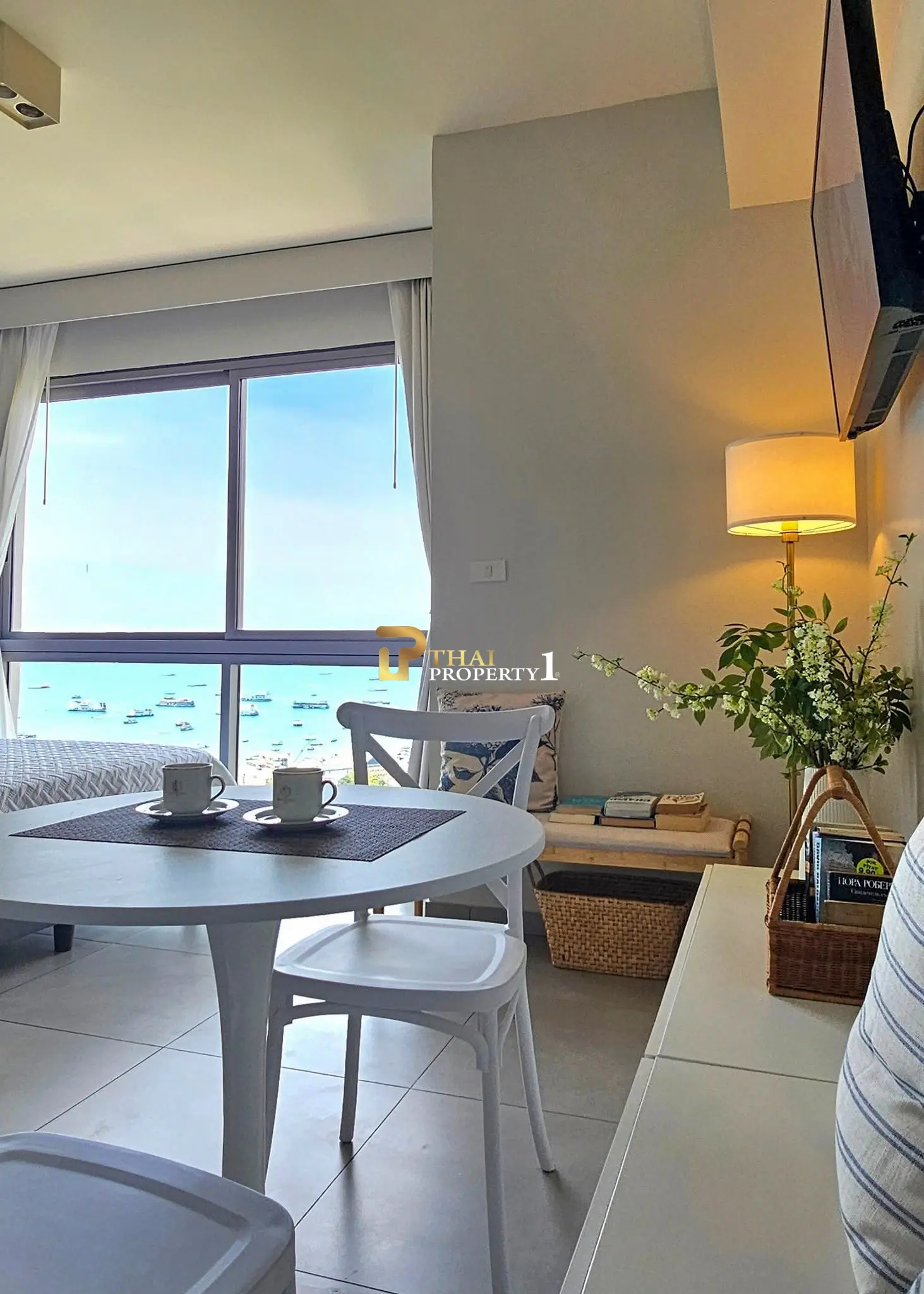 Condo for Sale – Unixx South Pattaya High-Floor Studio Sea & Mountain Views Fully Furnished