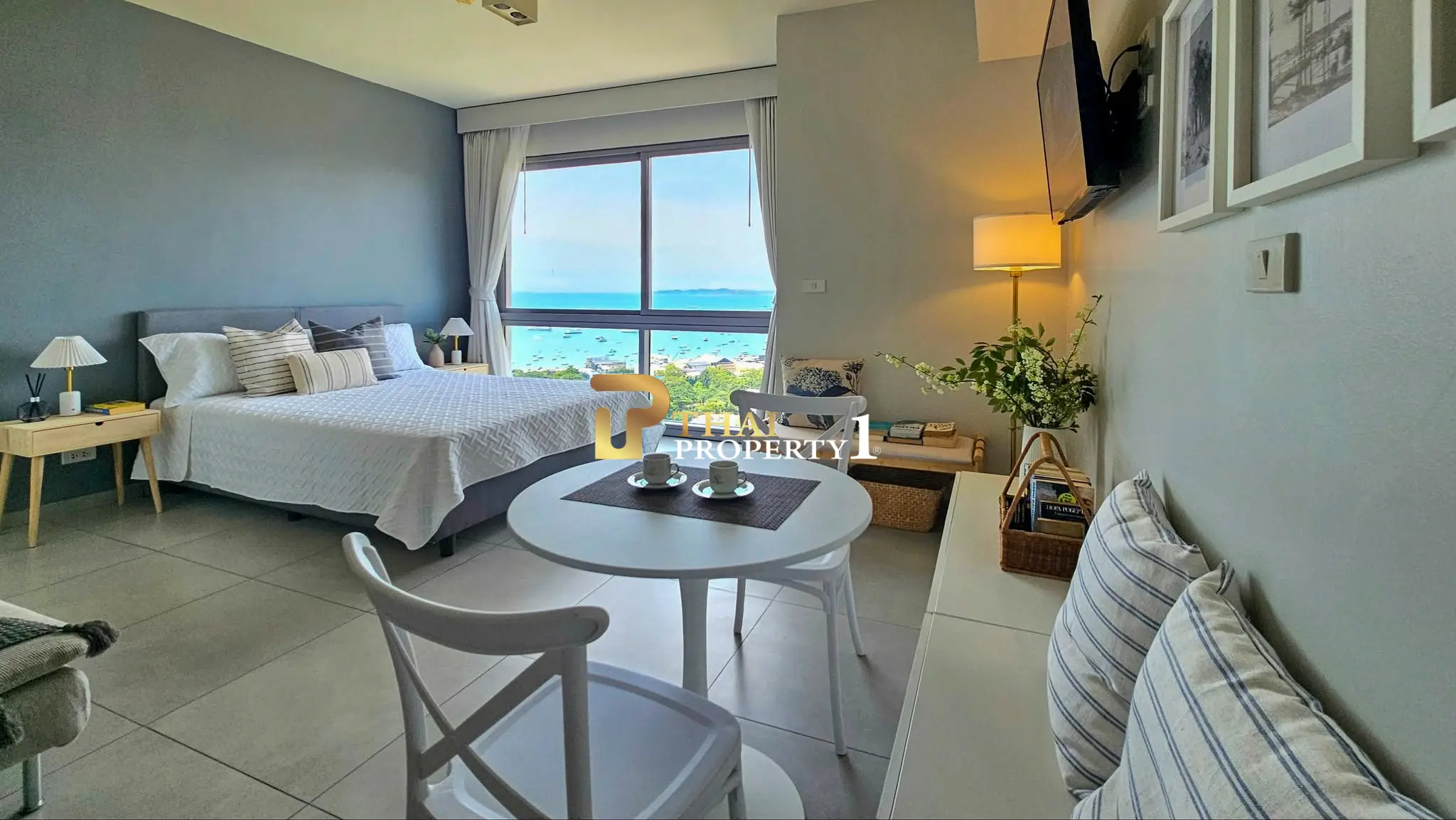 Condo for Sale – Unixx South Pattaya High-Floor Studio Sea & Mountain Views Fully Furnished