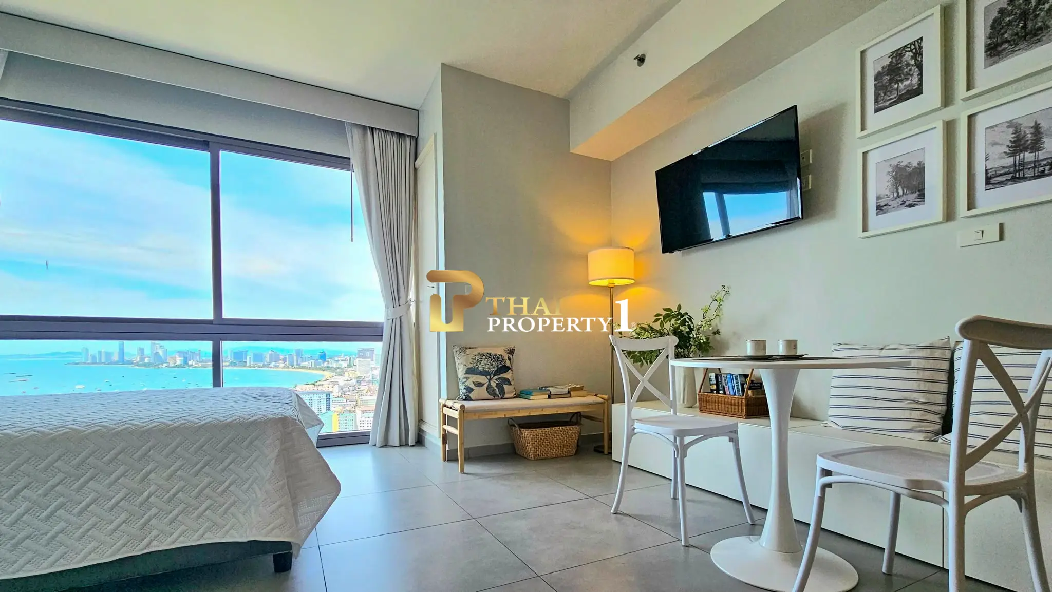 Condo for Sale – Unixx South Pattaya High-Floor Studio Sea & Mountain Views Fully Furnished