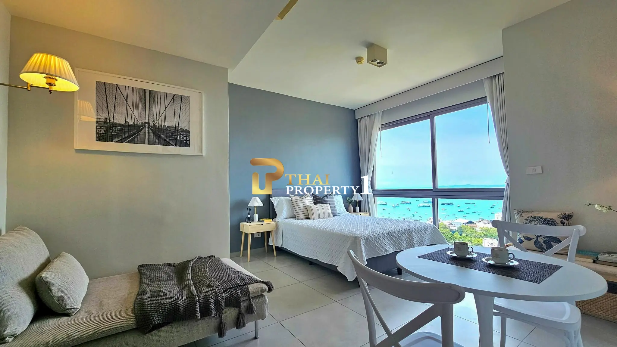 Condo for Sale – Unixx South Pattaya High-Floor Studio Sea & Mountain Views Fully Furnished