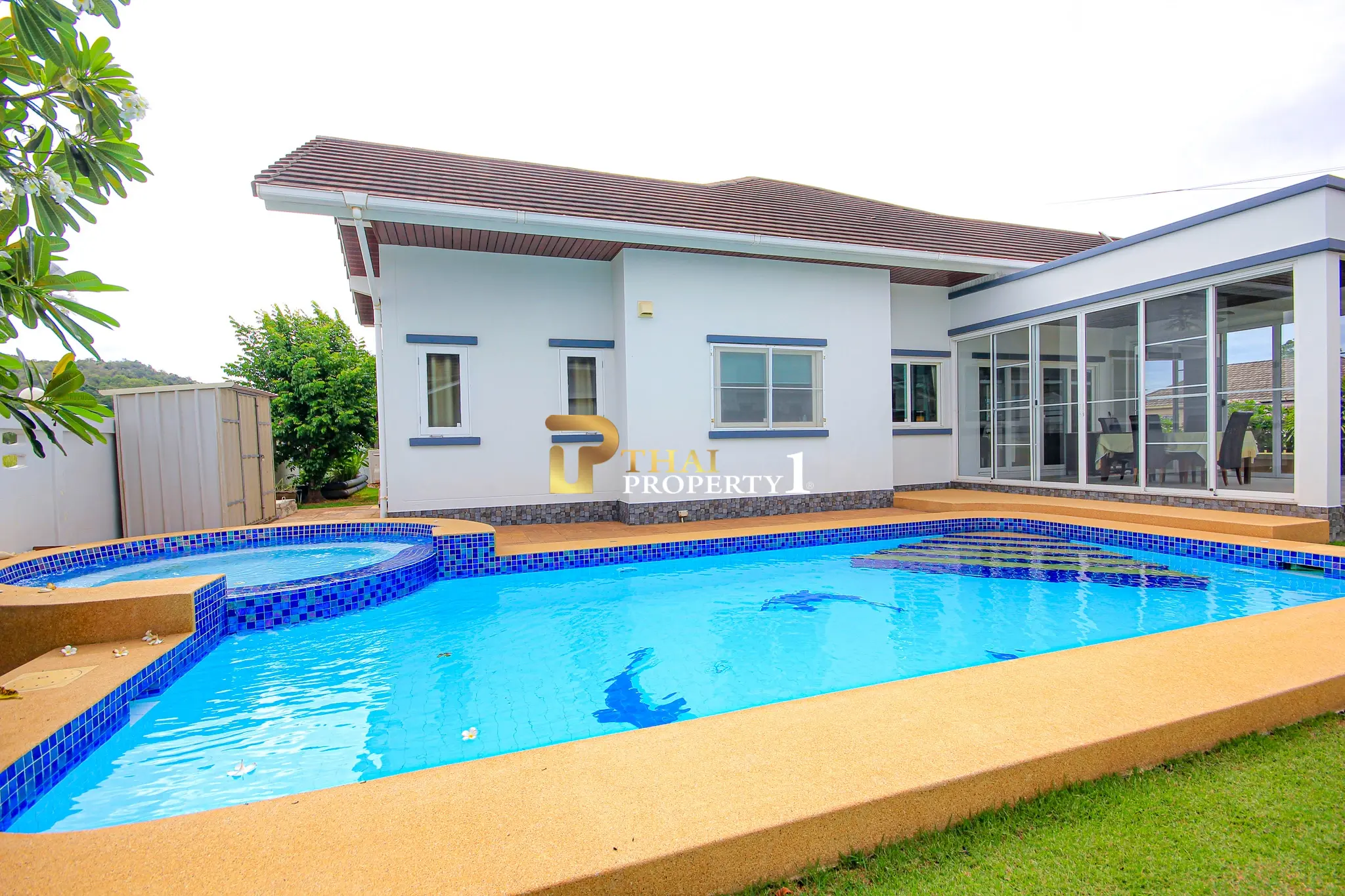 Vakker 3-roms privat villa med basseng i Khao Tao