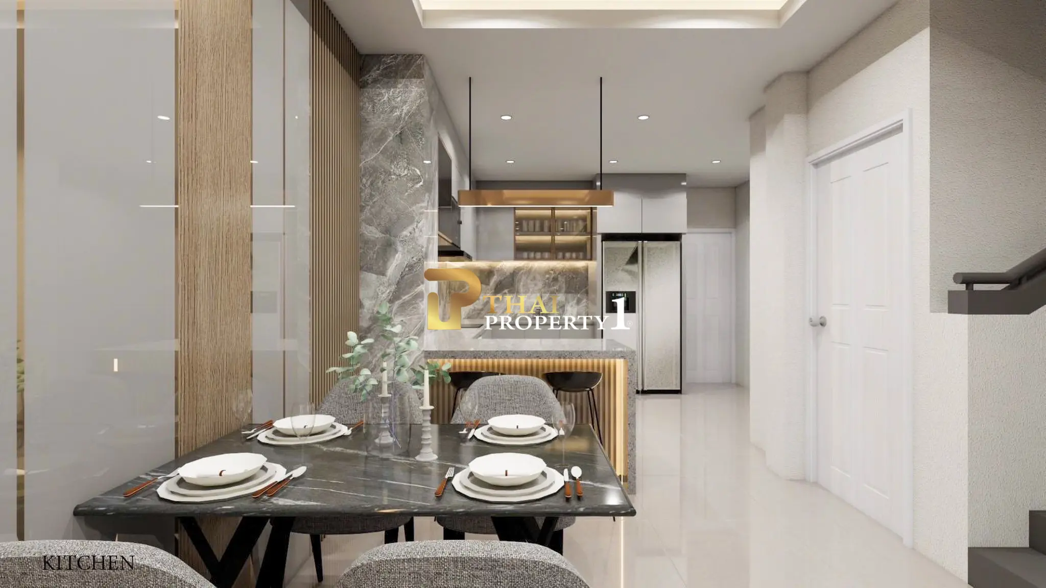 3-Storey Townhouse for Sale Thappraya Soi 15 – Near the Beach & Walking Street Only 4.99M THB