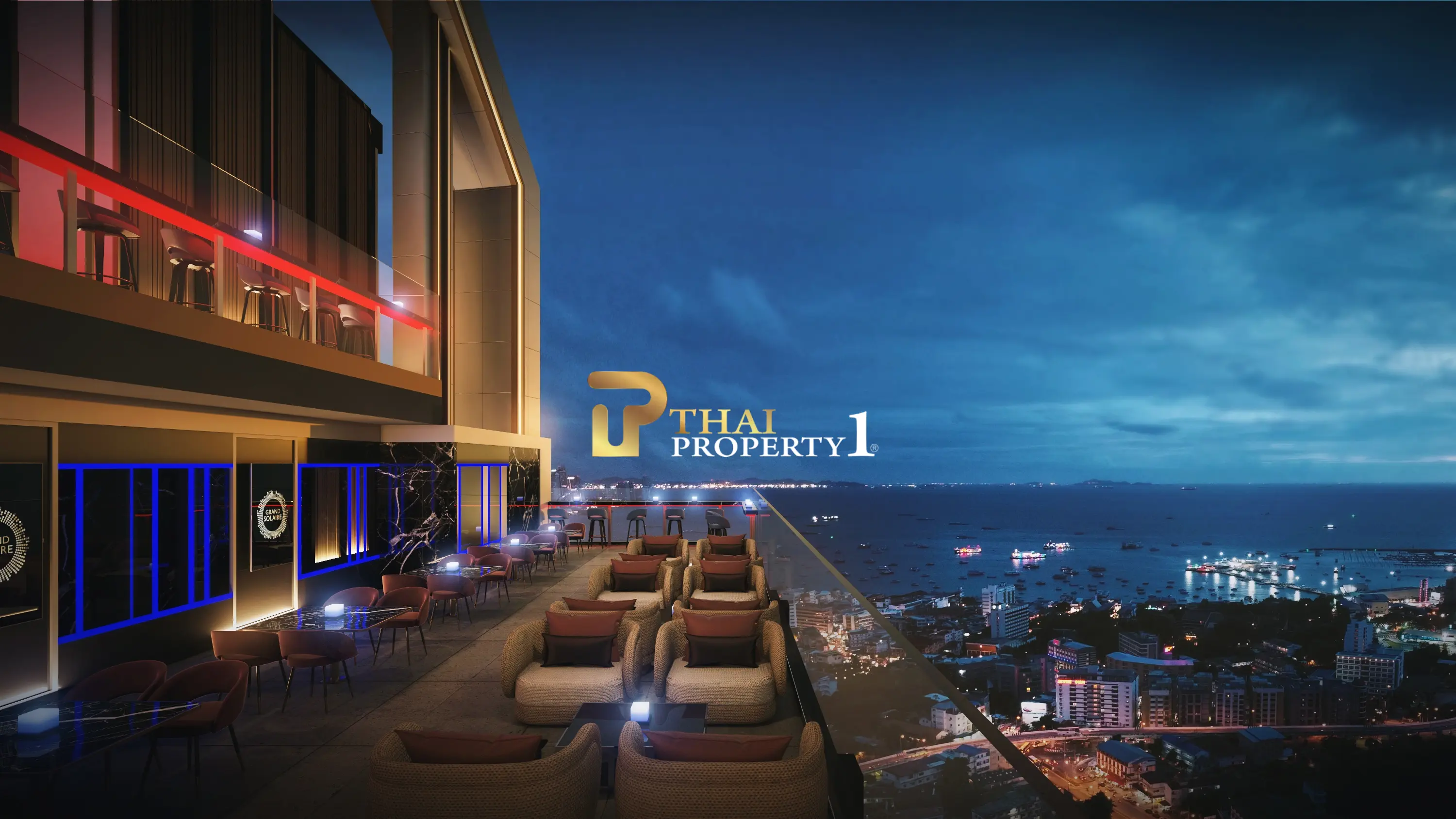 Sea View 1 Bedroom Condo for Sale - Grand Solaire Pattaya Foreign Quota