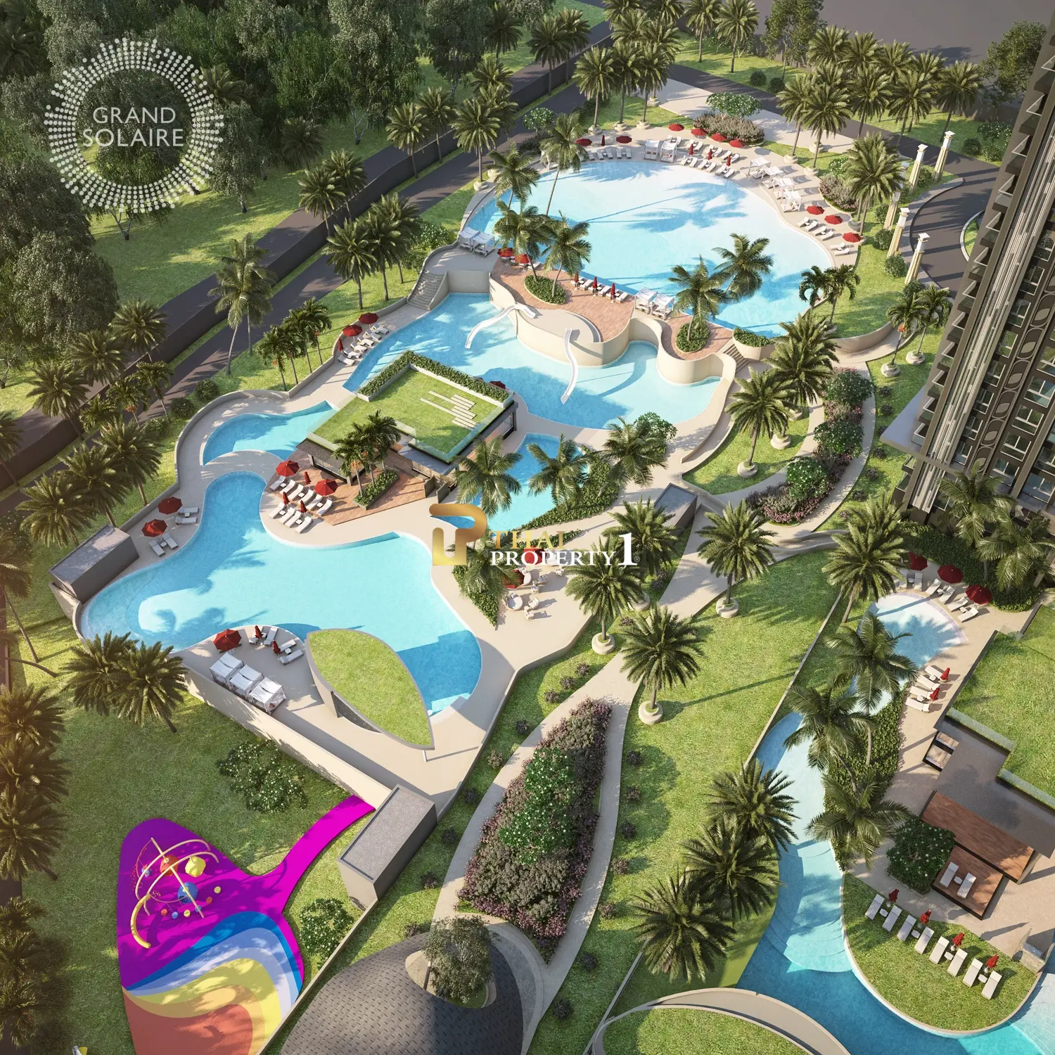 Sea View 1 Bedroom Condo for Sale - Grand Solaire Pattaya Foreign Quota