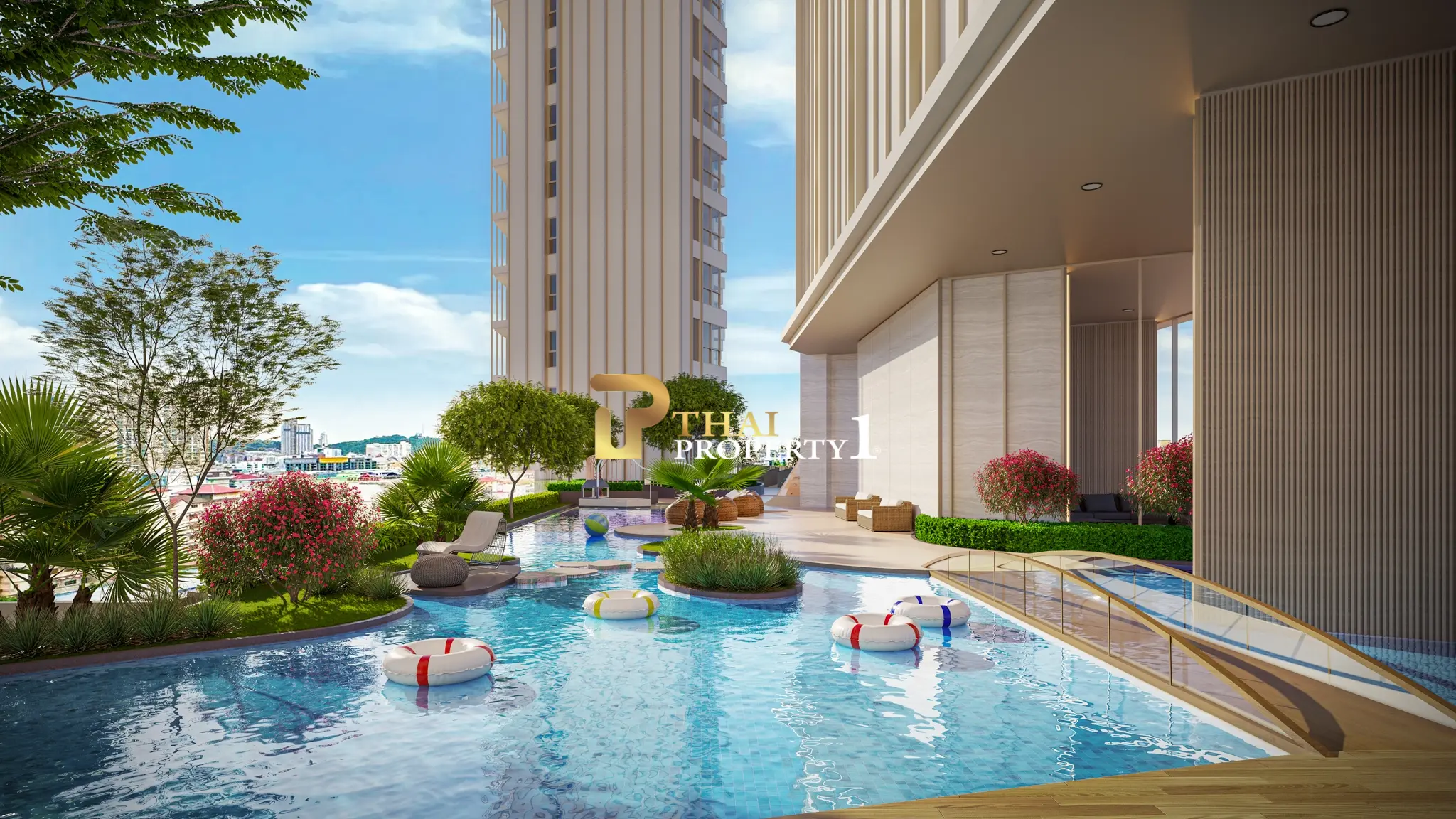 Skypark Lucean Jomtien Pattaya Studio Room – Luksusleilighet nær stranden, fra 3,9 millioner THB