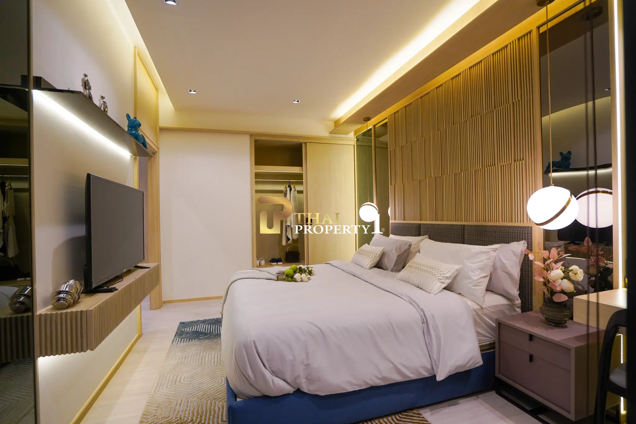 Luksuriøs 1-roms leilighet til salgs – Skypark Lucean Jomtien Pattaya, nær stranden