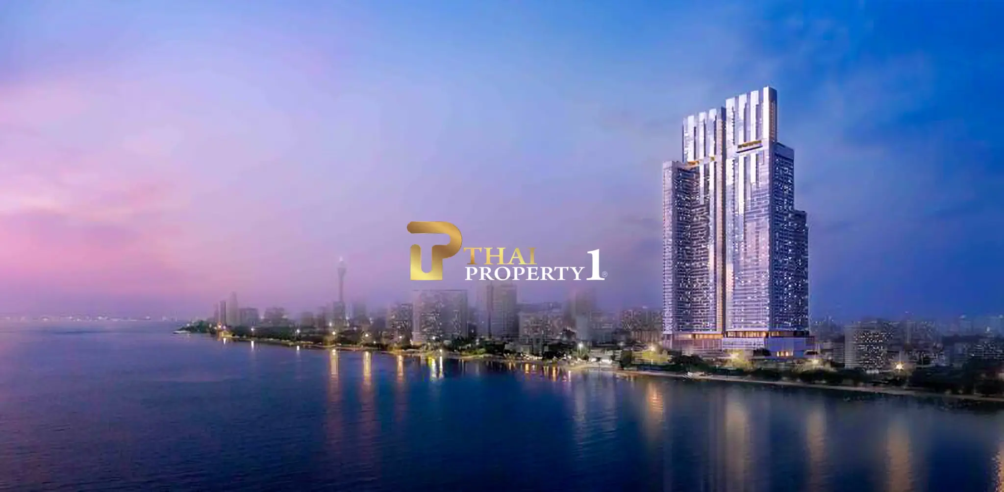 Luksuriøs 1-roms leilighet til salgs – Skypark Lucean Jomtien Pattaya, nær stranden