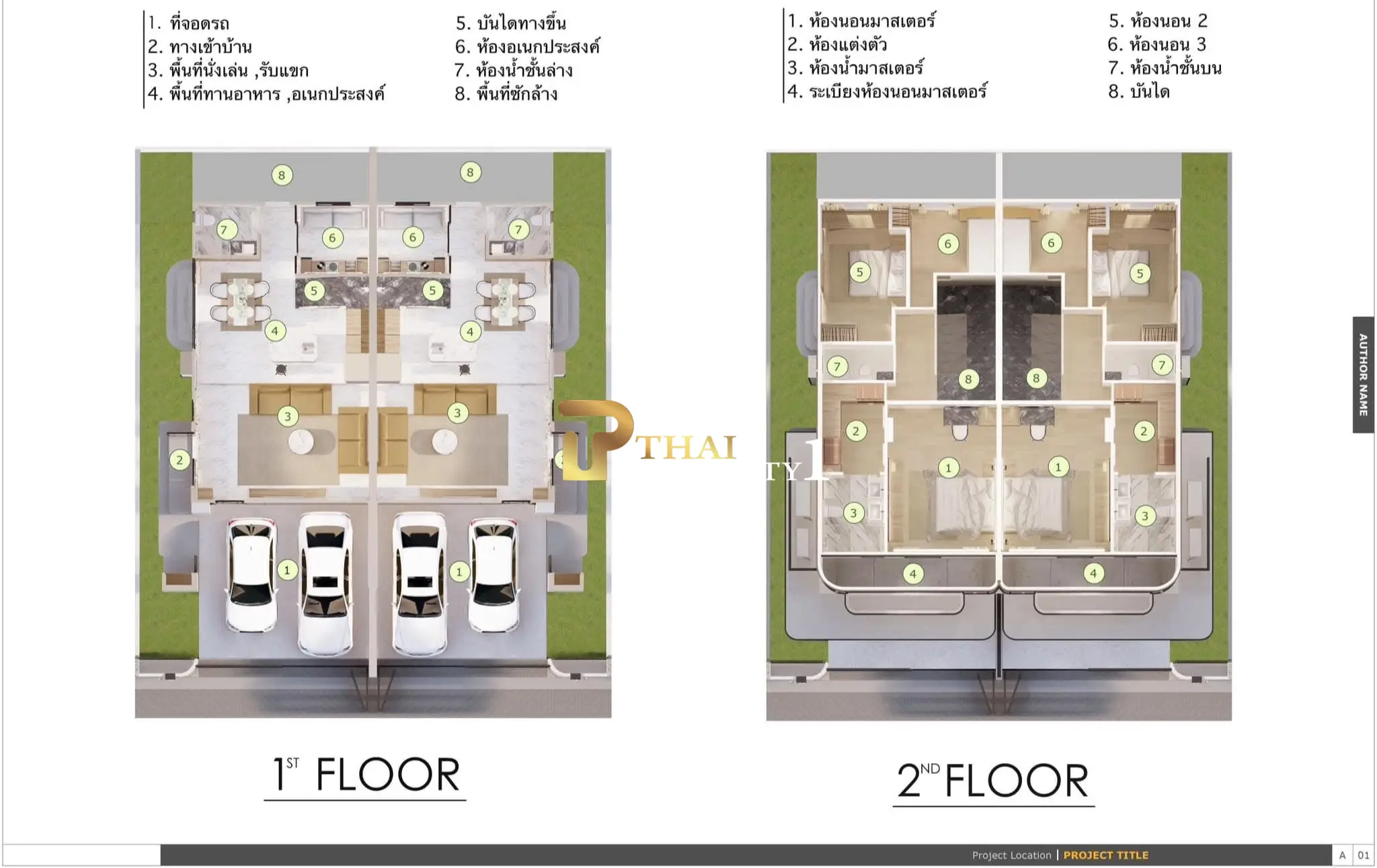 บ้านแฝดสไตล์โมเดิร์น ลักซัวรี่ ทำเลเขาน้อย พัทยากลาง