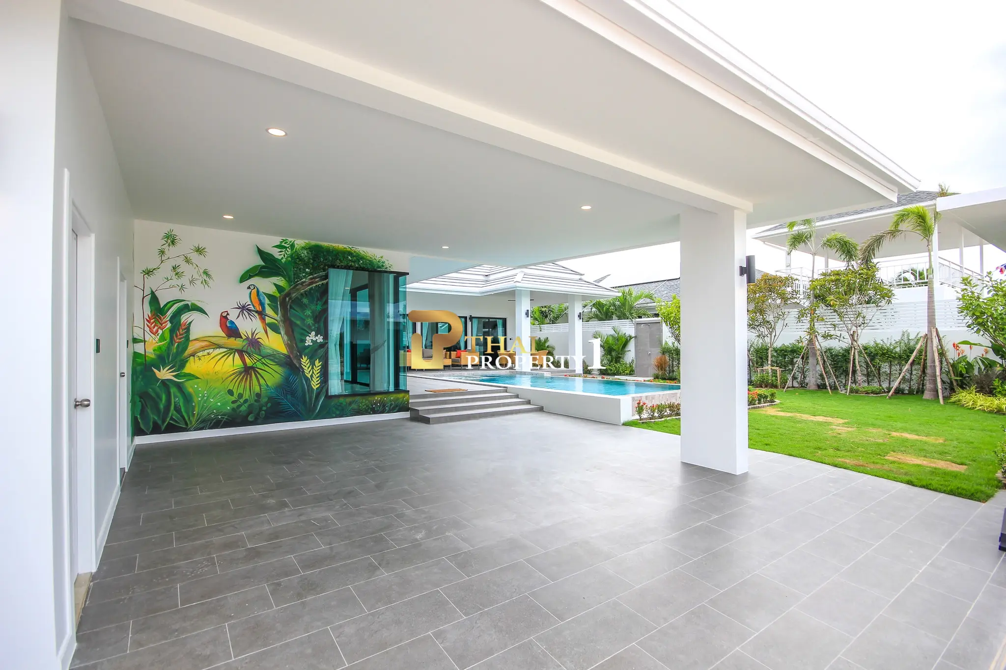 Ny off-plan moderne bassengvilla med 3 soverom i Botanica Hua Hin