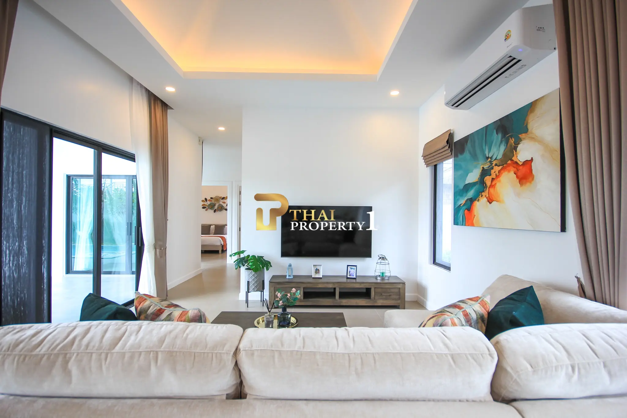 Ny off-plan moderne bassengvilla med 3 soverom i Botanica Hua Hin