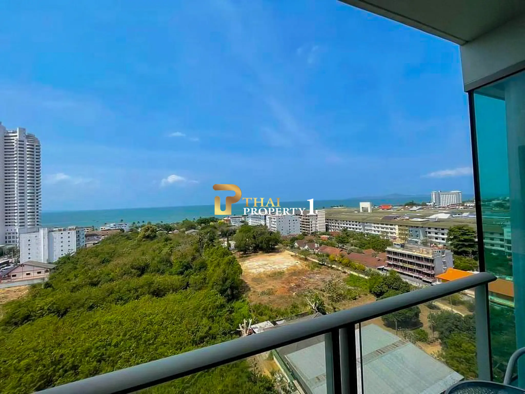 Riviera Jomtien – 1-roms leilighet med havutsikt til salgs nær Jomtien-stranden