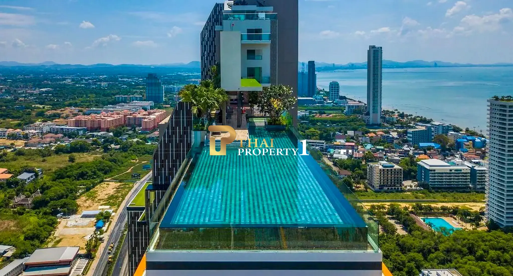Riviera Jomtien – 1-roms leilighet med havutsikt til salgs nær Jomtien-stranden