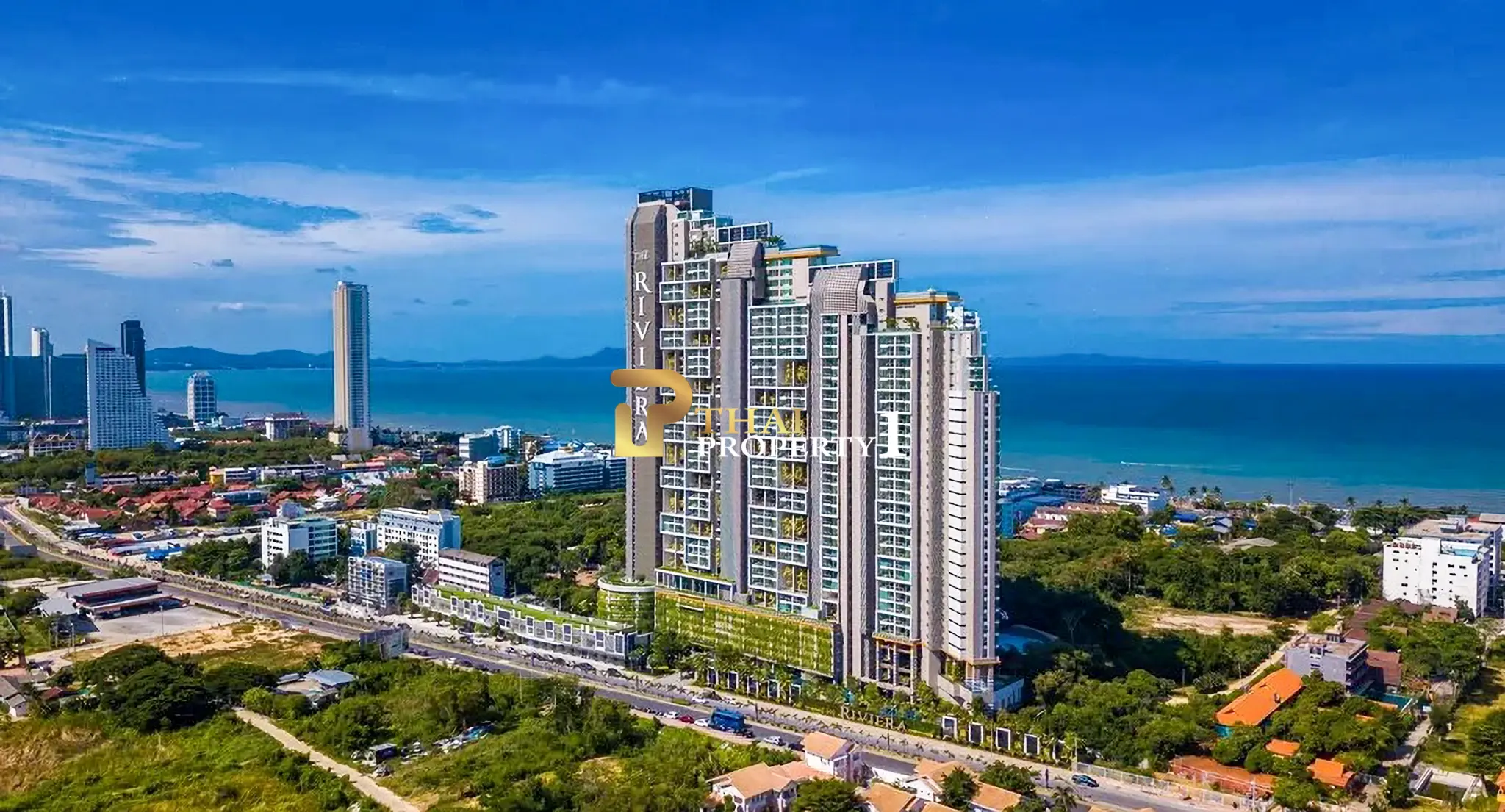 Riviera Jomtien – 1-roms leilighet med havutsikt til salgs nær Jomtien-stranden