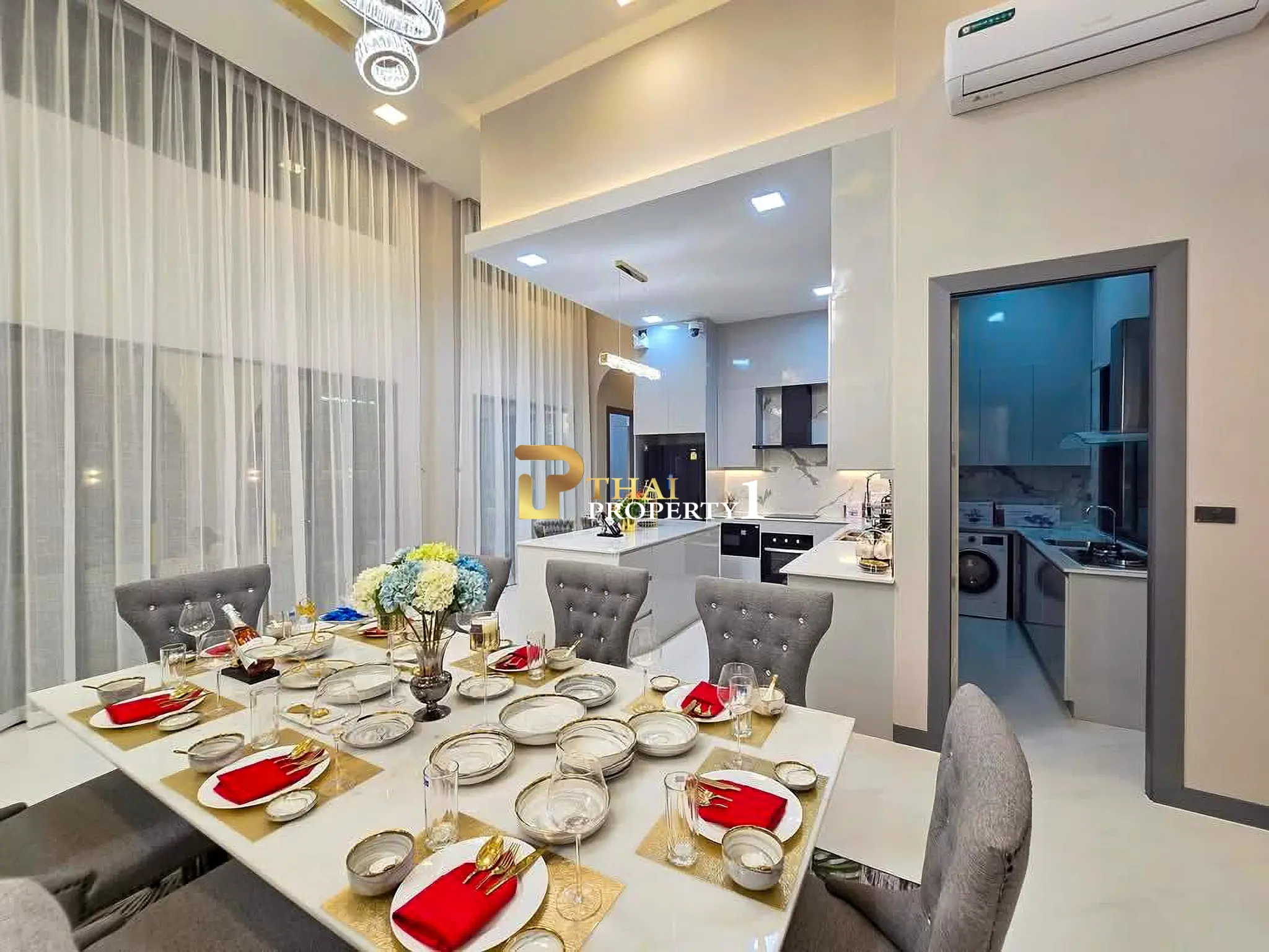 บ้านในฝันที่มีอยู่จริง ขาย Modern Classic Pool Villas Pattaya ใกล้อ่างเก็บน้ำมาบประชัน