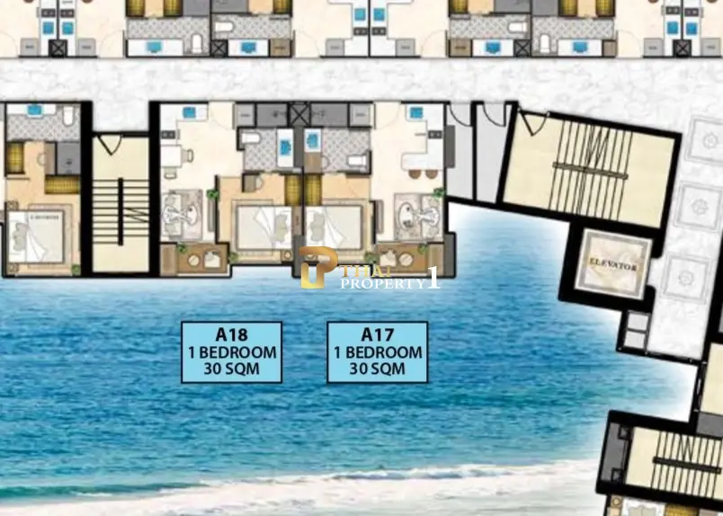Pre-Sale 1-Bedroom Condo City View – The Riviera Santa Monica Jomtien Pattaya