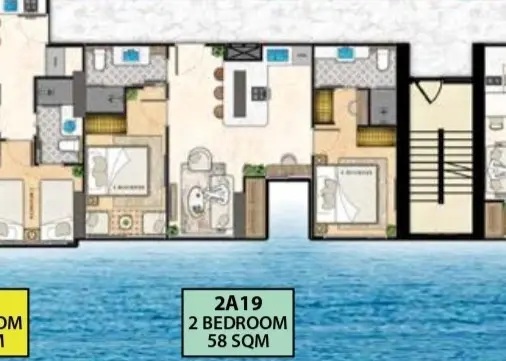 Pre-Sale 2-Bedroom Condo City View – The Riviera Santa Monica Jomtien Pattaya