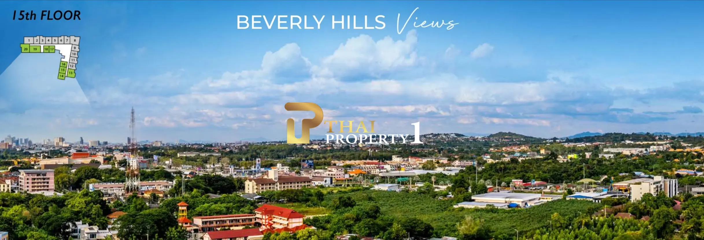 Pre-Sale 2-Bedroom Condo City View – The Riviera Santa Monica Jomtien Pattaya