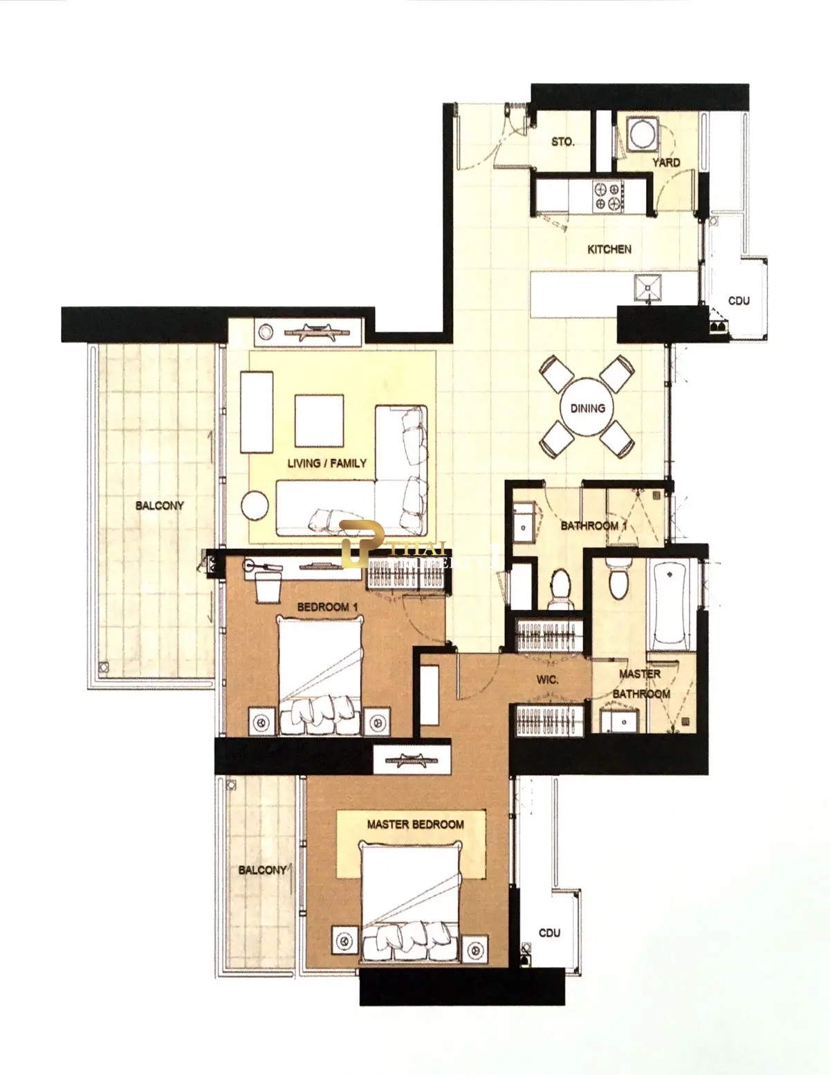 Sea View 2-Bedroom Condo for Sale – Reflection Jomtien Beach Pattaya