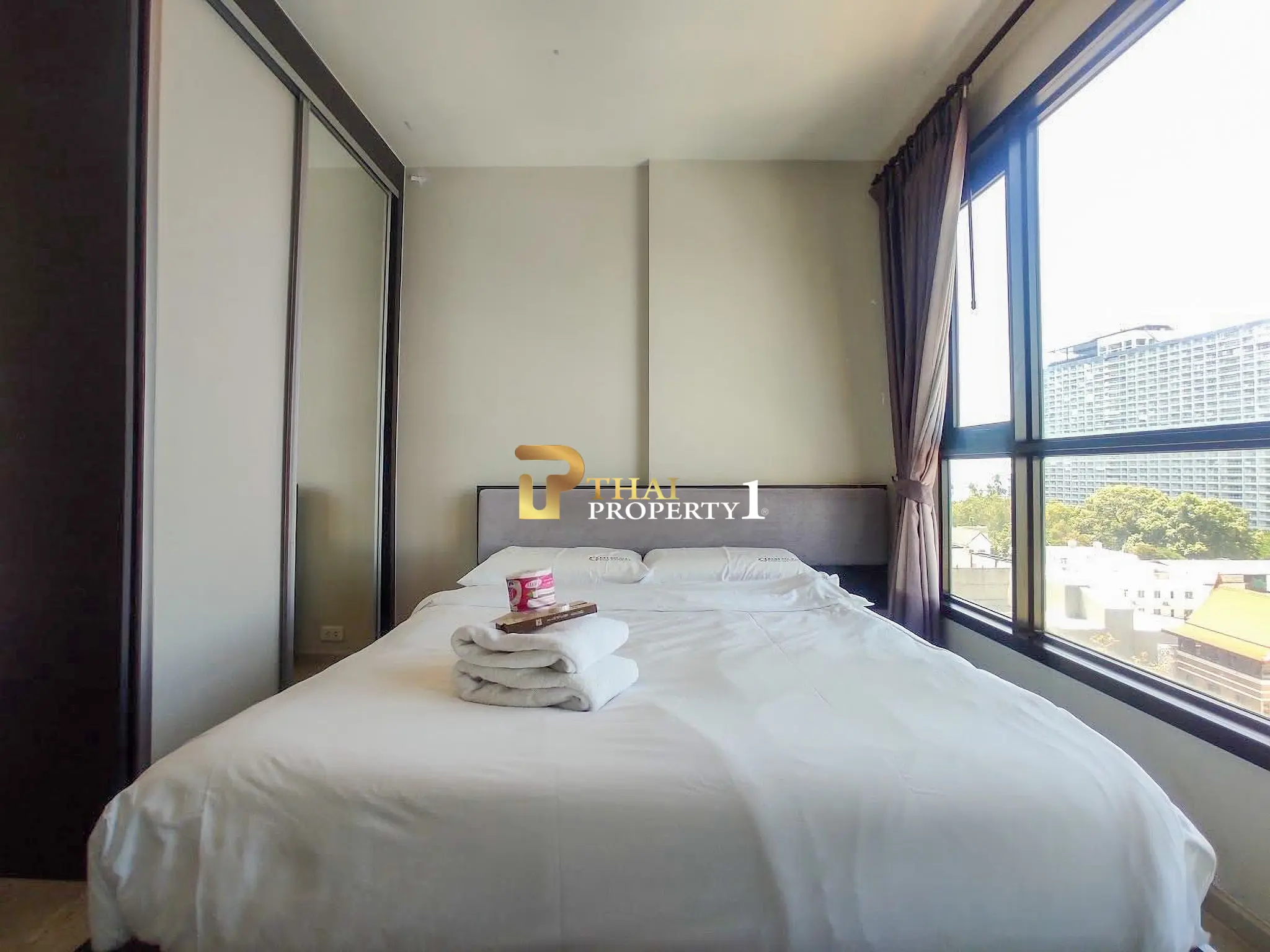 ขายคอนโด The Base Central Pattaya – 1 ห้องนอน วิวเมือง ทำเลใจกลางพัทยา
