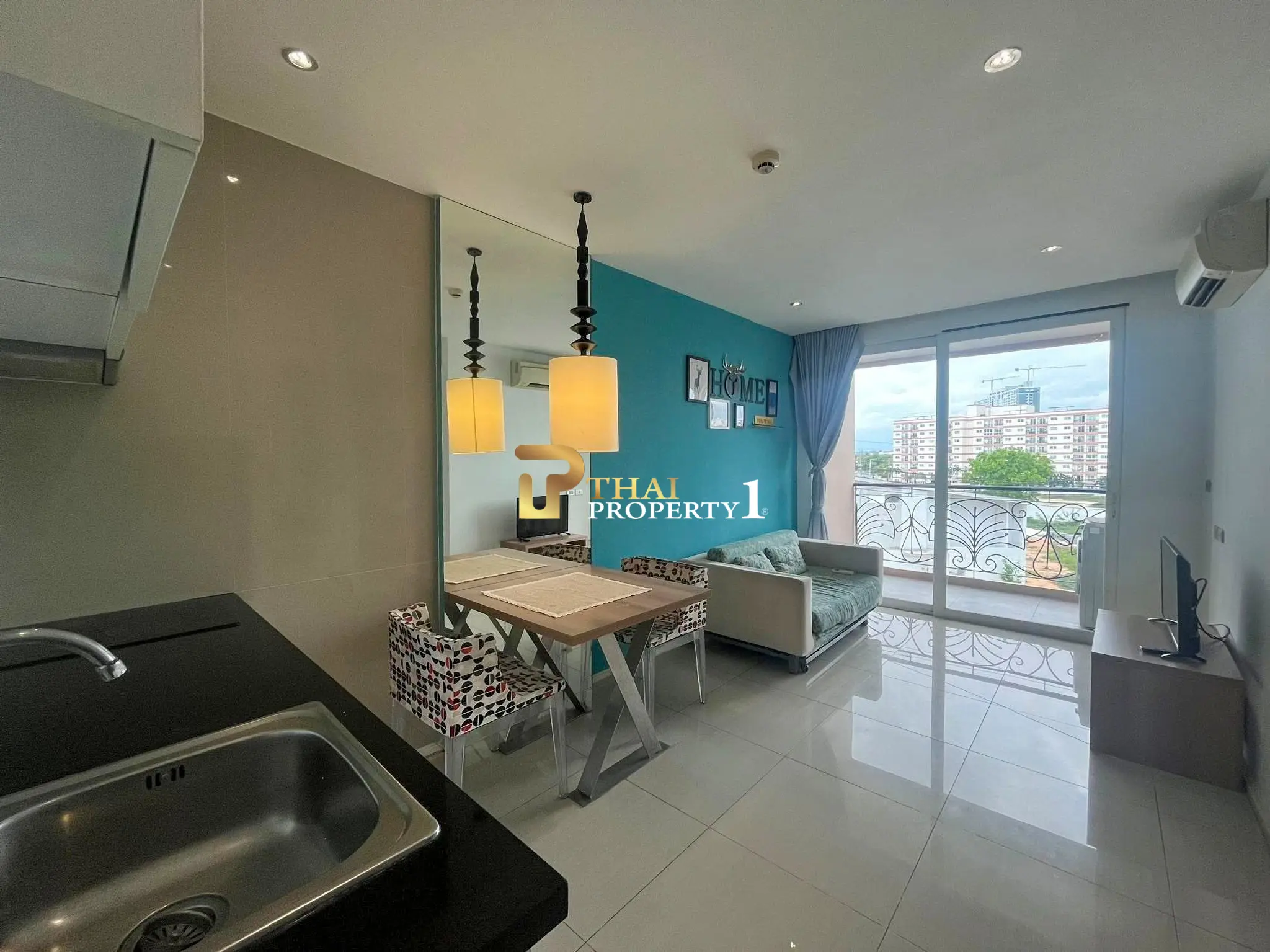 Atlantic Jomtien Condo – 1 ห้องนอน พร้อมเฟอร์นิเจอร์ครบ ใกล้หาดจอมเทียน เพียง 1.73 ล้านบาท
