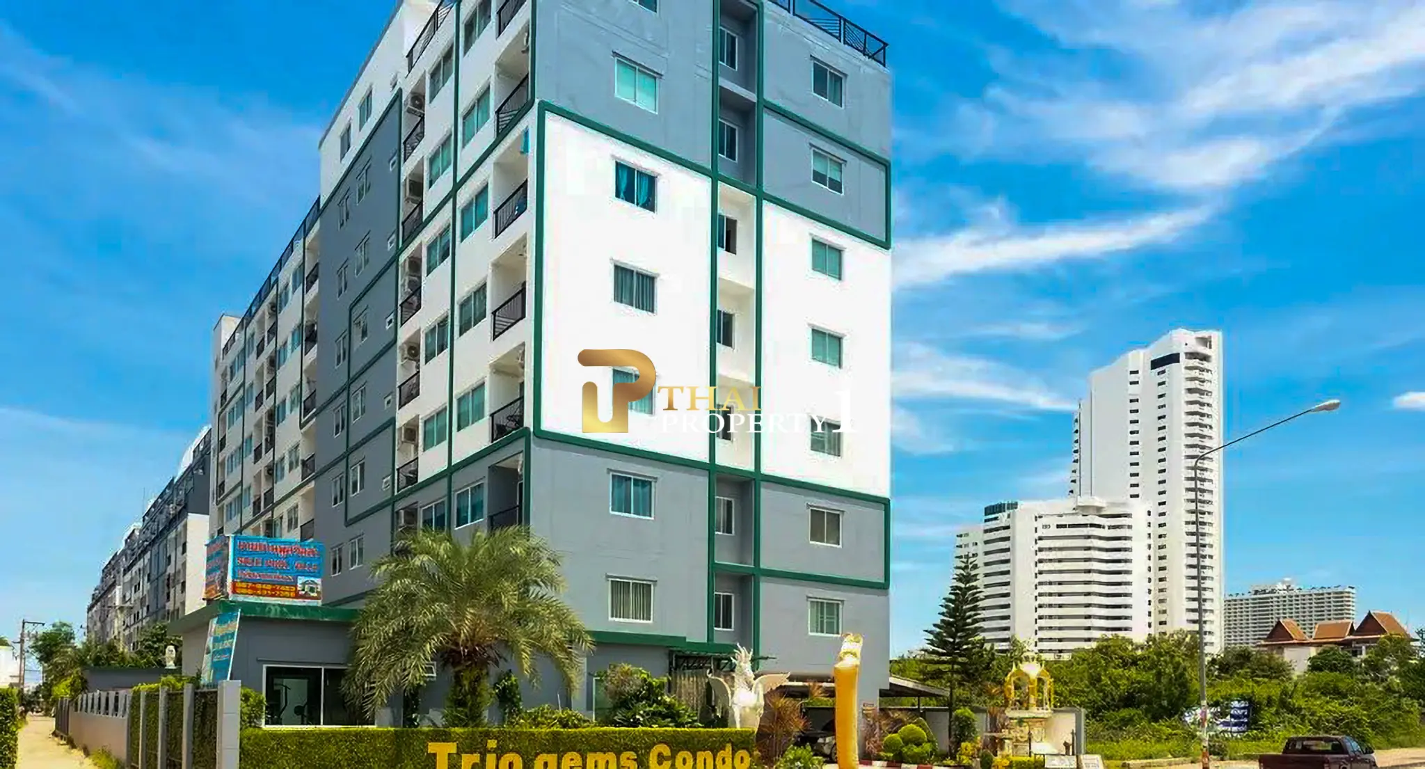 ขายคอนโด Trio Gems Pattaya – ห้องสตูดิโอ ชั้น 8 วิวทะเล ทำเลใกล้หาดจอมเทียน