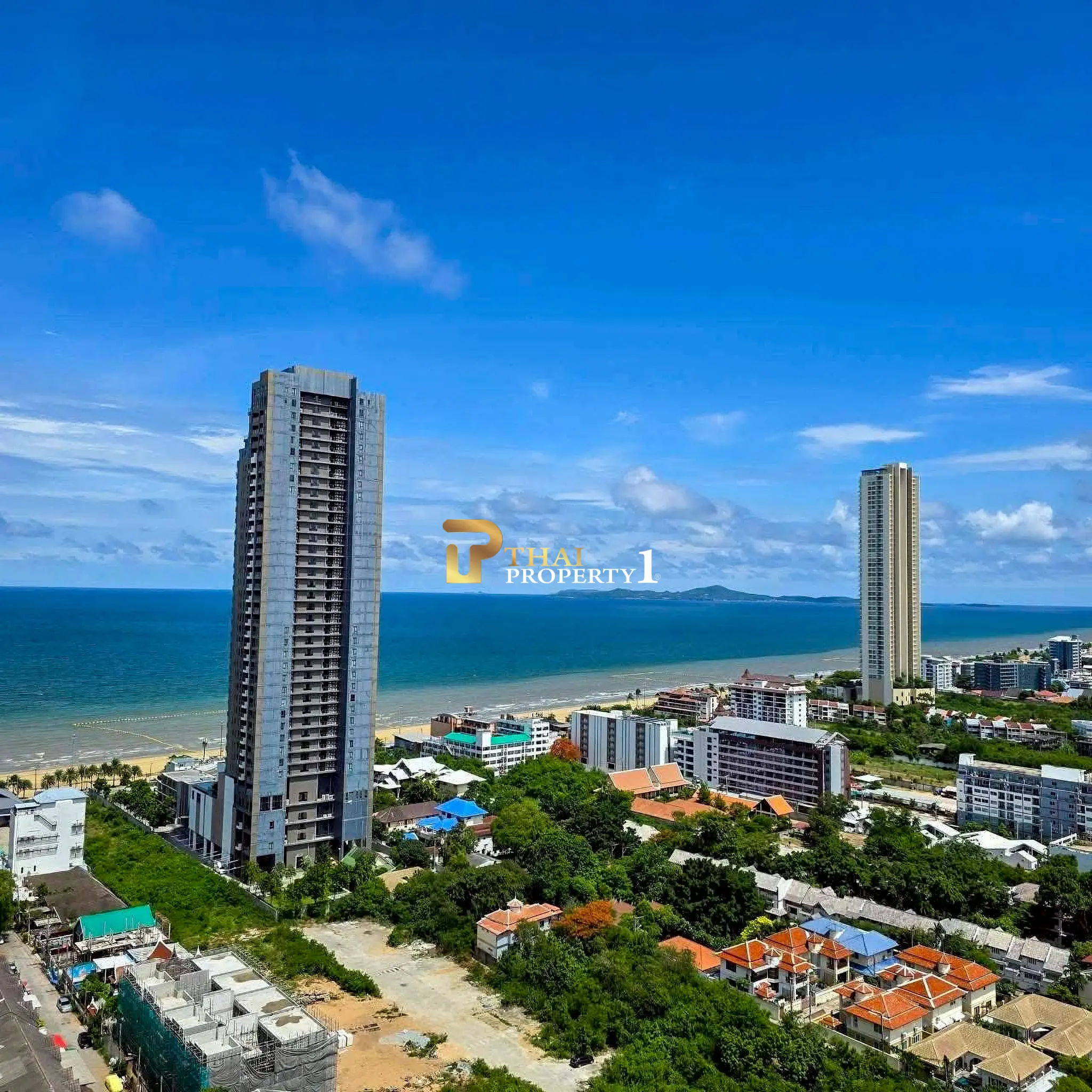 Haster Salg – Lumpini Seaview Jomtien, Bygg D, 26. etasje, Havutsikt – Kun 1.79 MB