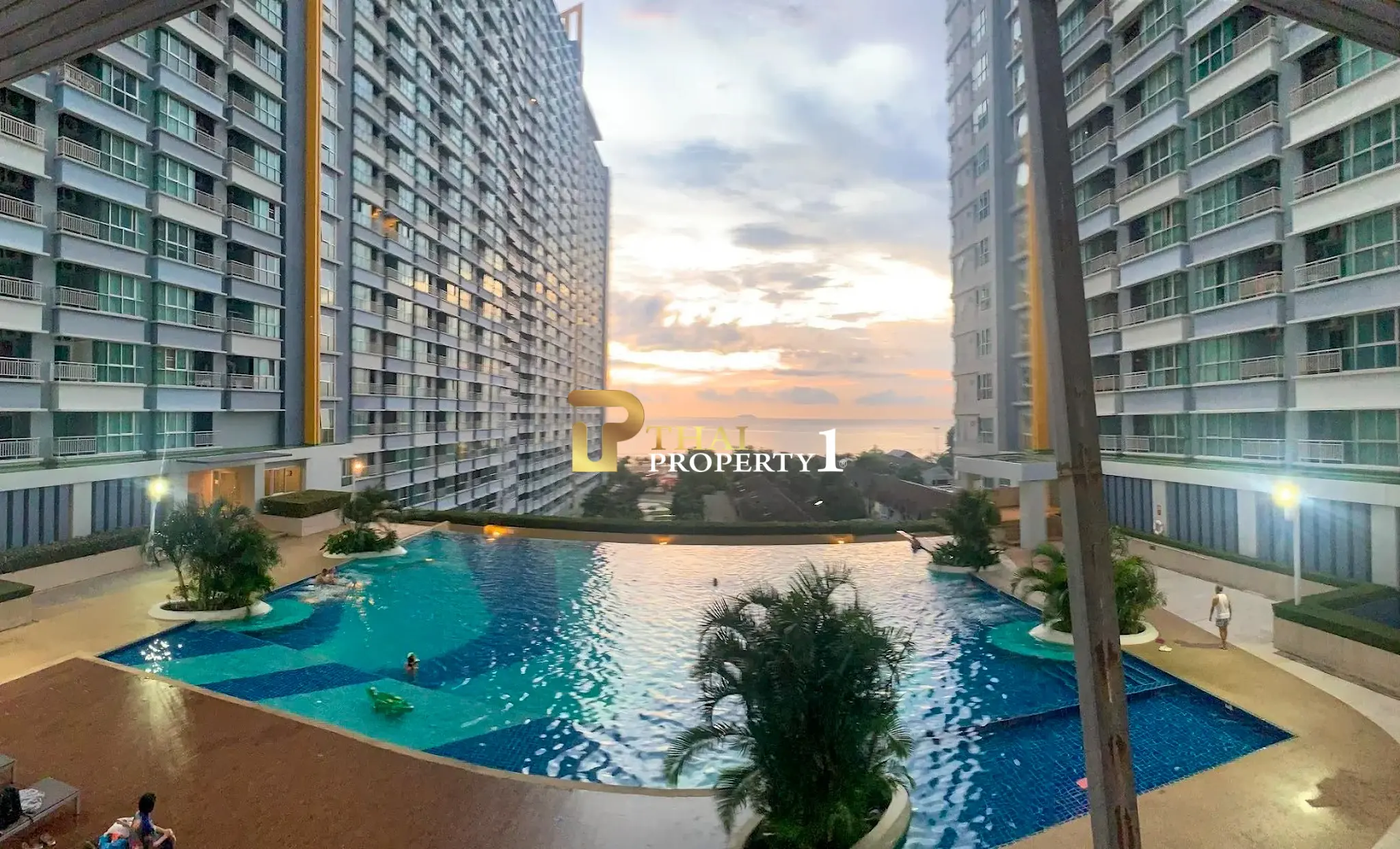 Haster Salg – Lumpini Seaview Jomtien, Bygg D, 26. etasje, Havutsikt – Kun 1.79 MB