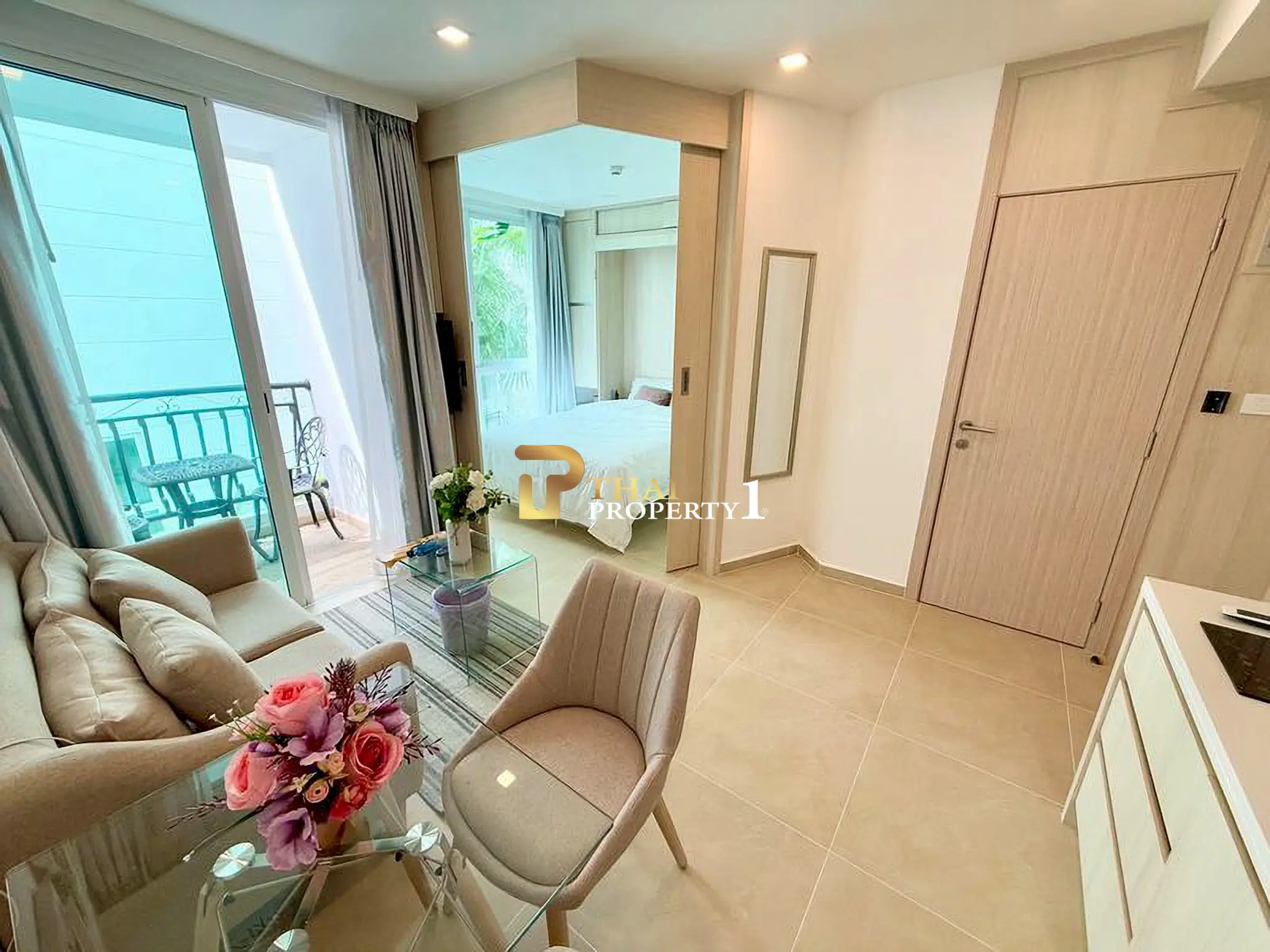 Olympus City Garden Pattaya – 1-Roms Leilighet med Bassengutsikt, Kun 1.95M THB