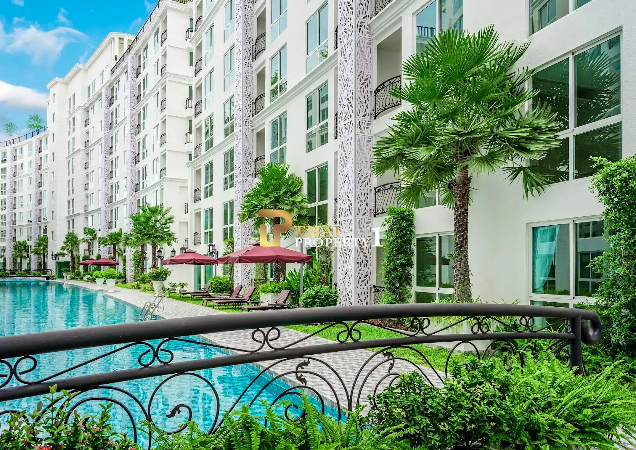 Olympus City Garden Pattaya – 1-Roms Leilighet med Bassengutsikt, Kun 1.95M THB