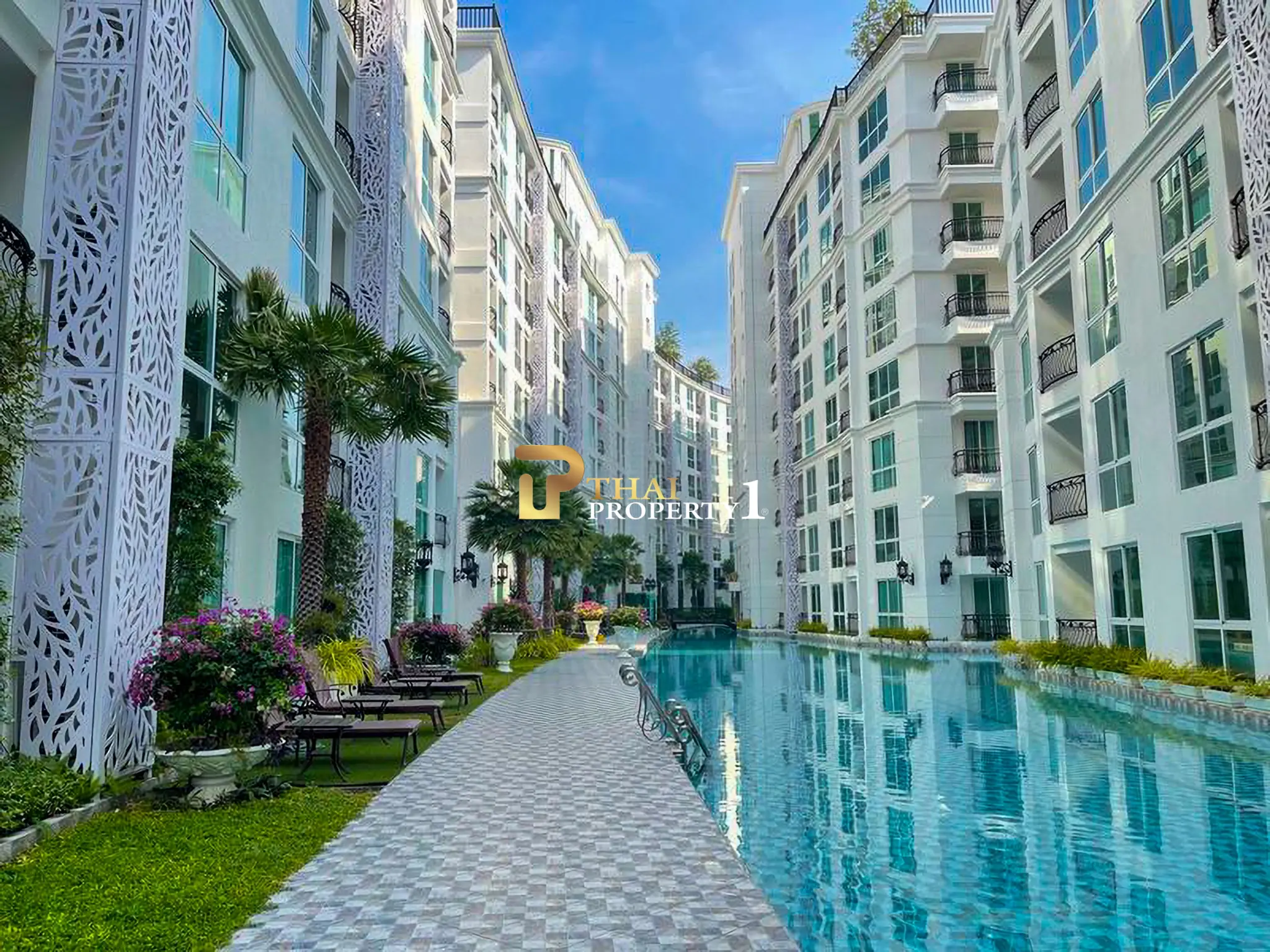 Olympus City Garden Pattaya – 1-Roms Leilighet med Bassengutsikt, Kun 1.95M THB