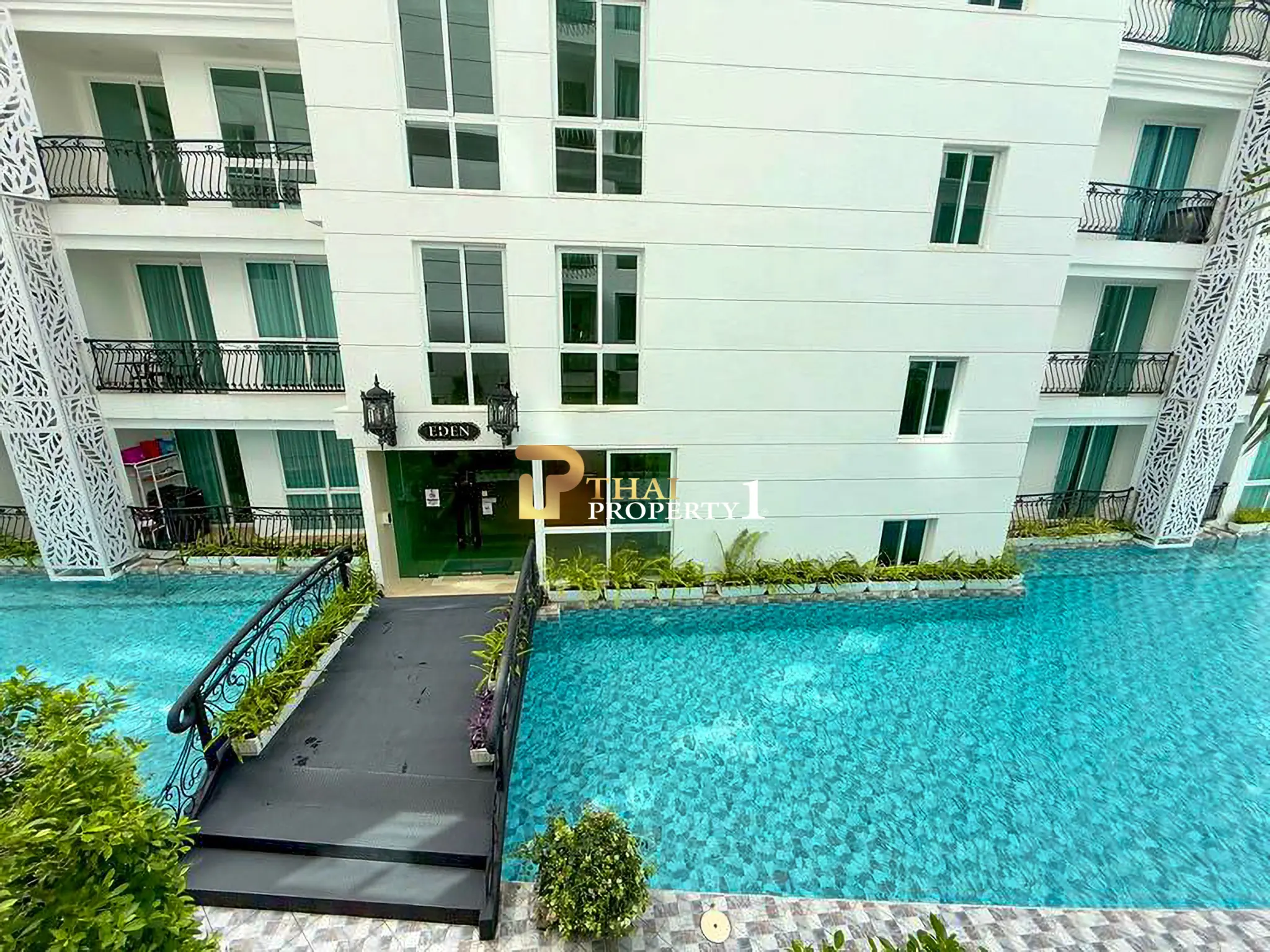 Olympus City Garden Pattaya – 1-Roms Leilighet med Bassengutsikt, Kun 1.95M THB