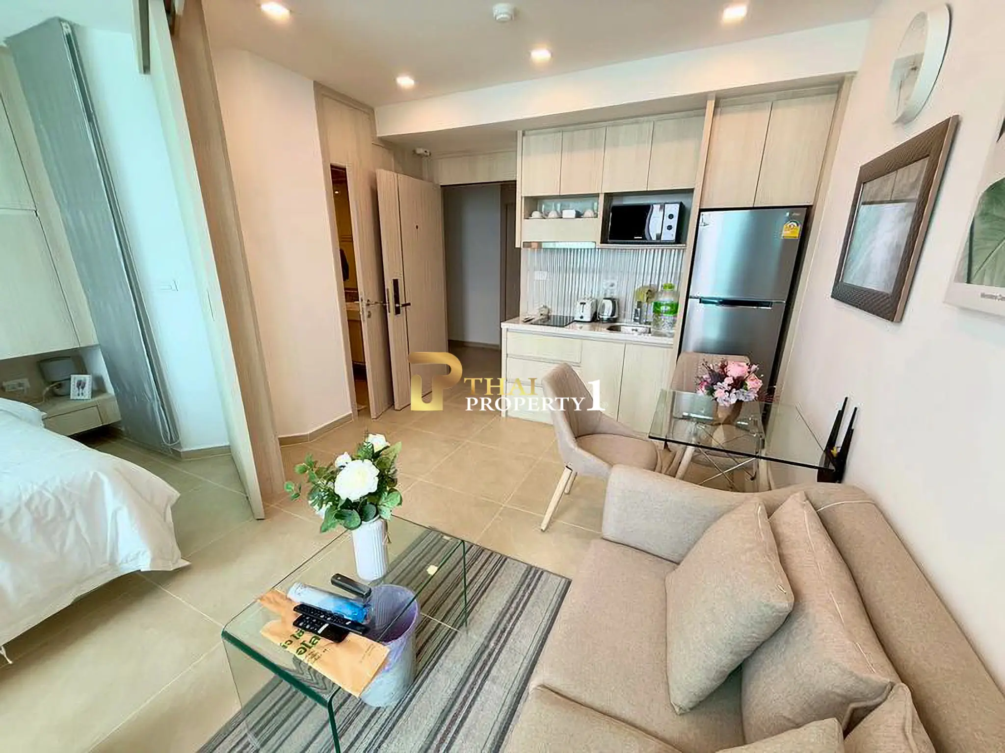 Olympus City Garden Pattaya – 1-Roms Leilighet med Bassengutsikt, Kun 1.95M THB