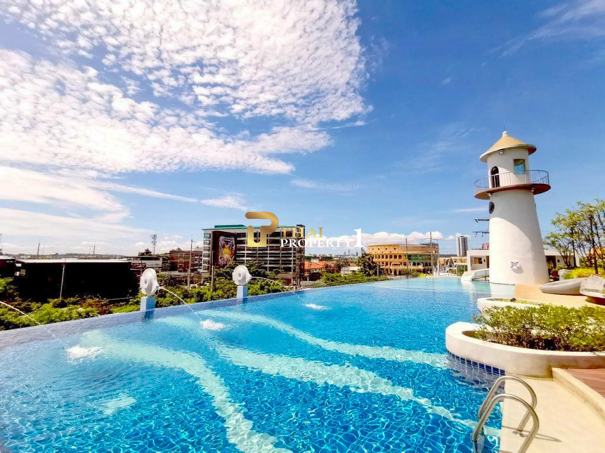 Supalai Mare Pattaya – High-Floor 1-Bedroom Condo with City View, Only 2.65M THB