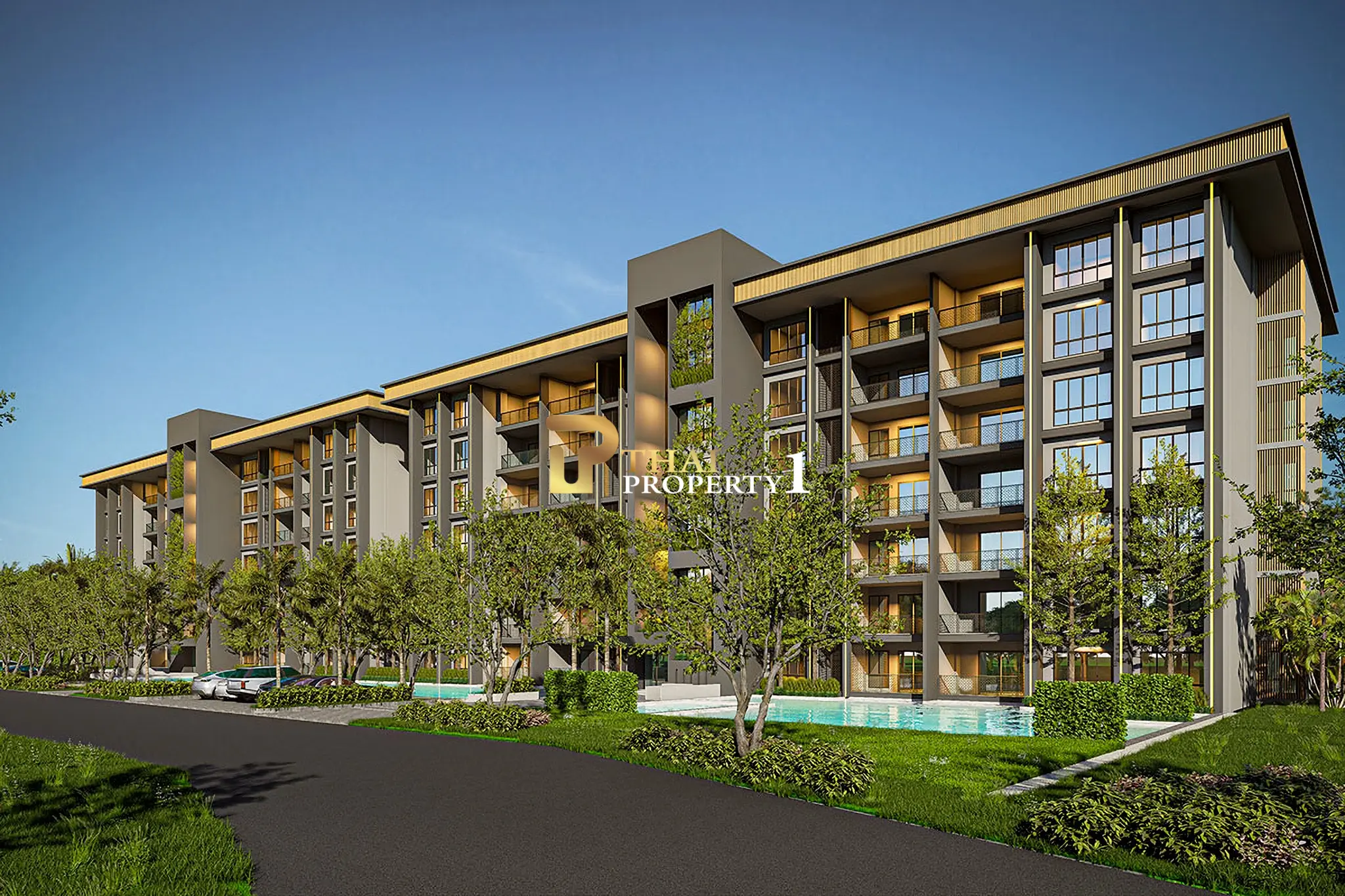 Pre-Sale Zensiri Estate & Residences Jomtien – Luxury 2-Bedroom Condo with Pool View near Jomtien Beach, Pattaya