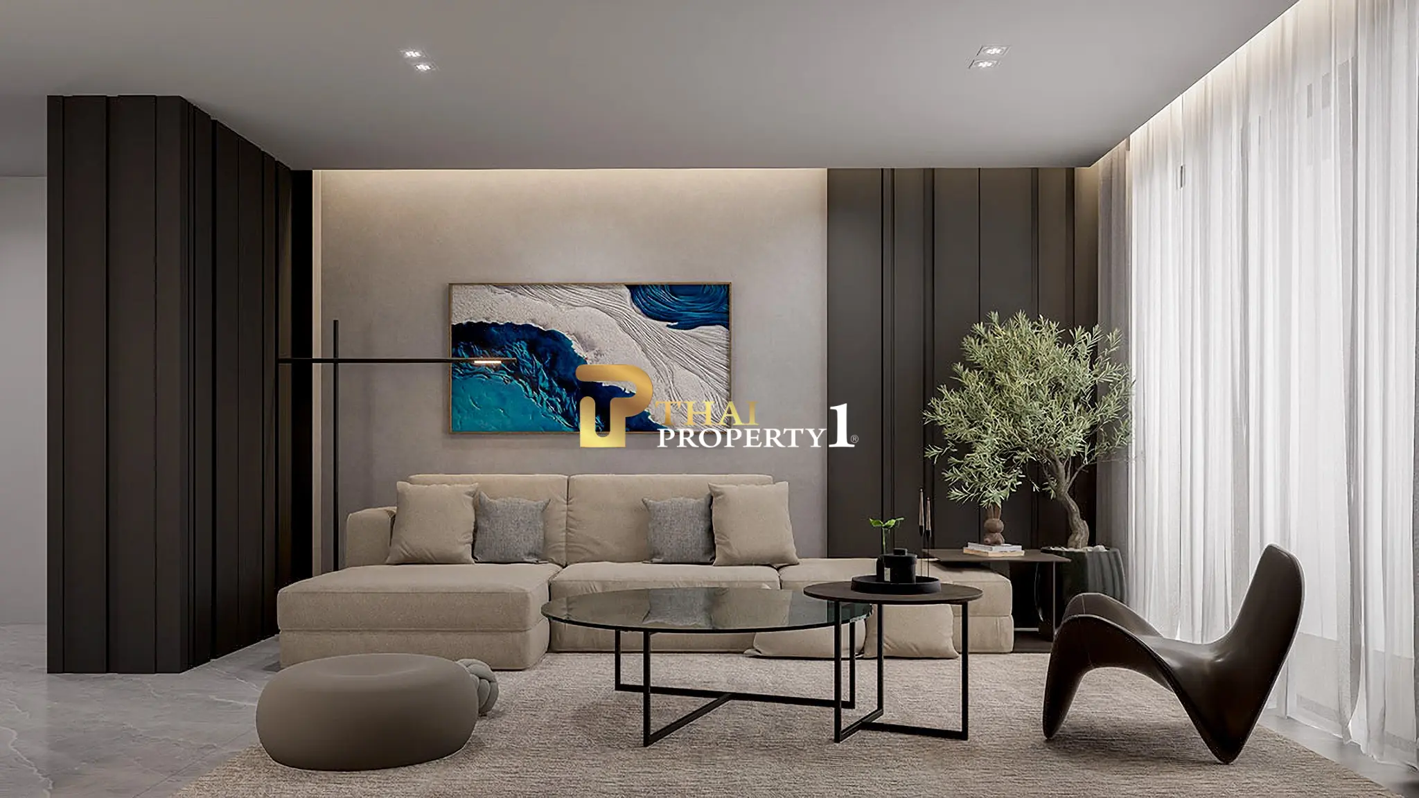 Pre-Sale Luxury Condo 1 Bedroom Garden View near Jomtien Beach, Pattaya – Zensiri Estate & Residences Jomtien