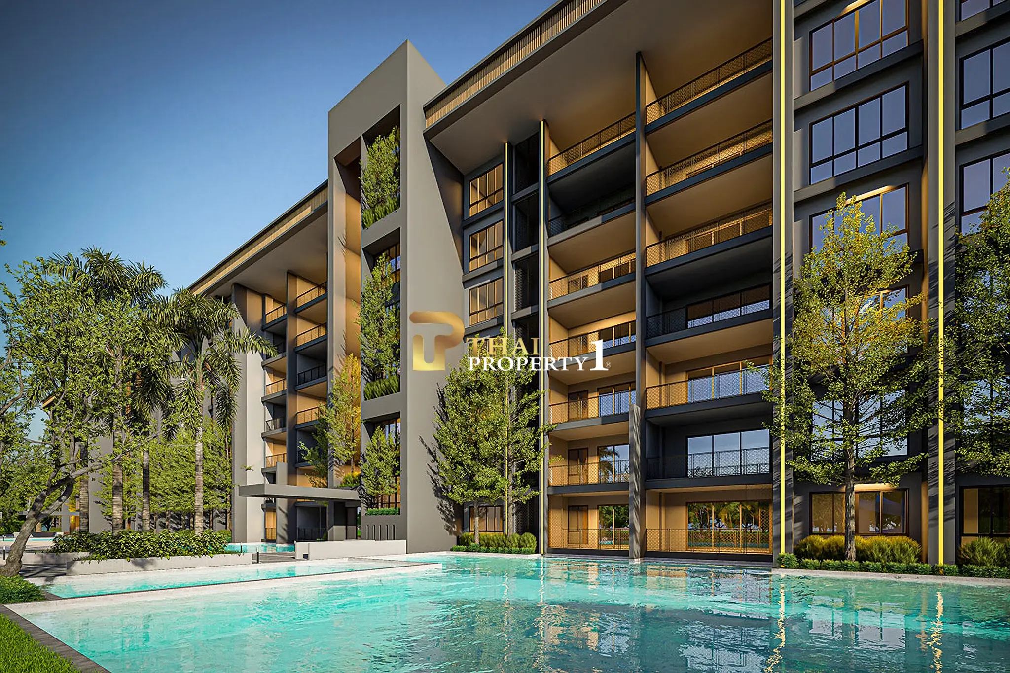 Pre-Sale Luxury Condo 1 Bedroom Garden View near Jomtien Beach, Pattaya – Zensiri Estate & Residences Jomtien