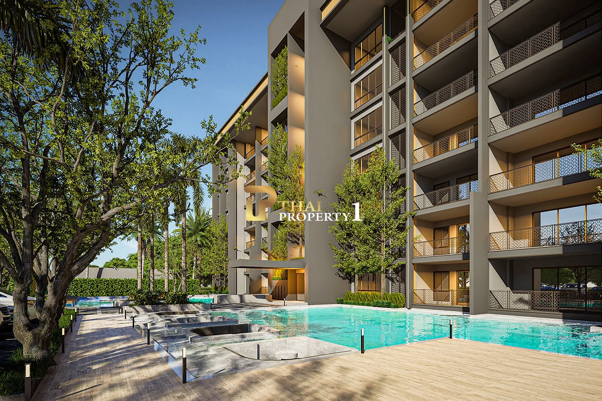 Pre-Sale Luxury Condo 1 Bedroom Garden View near Jomtien Beach, Pattaya – Zensiri Estate & Residences Jomtien