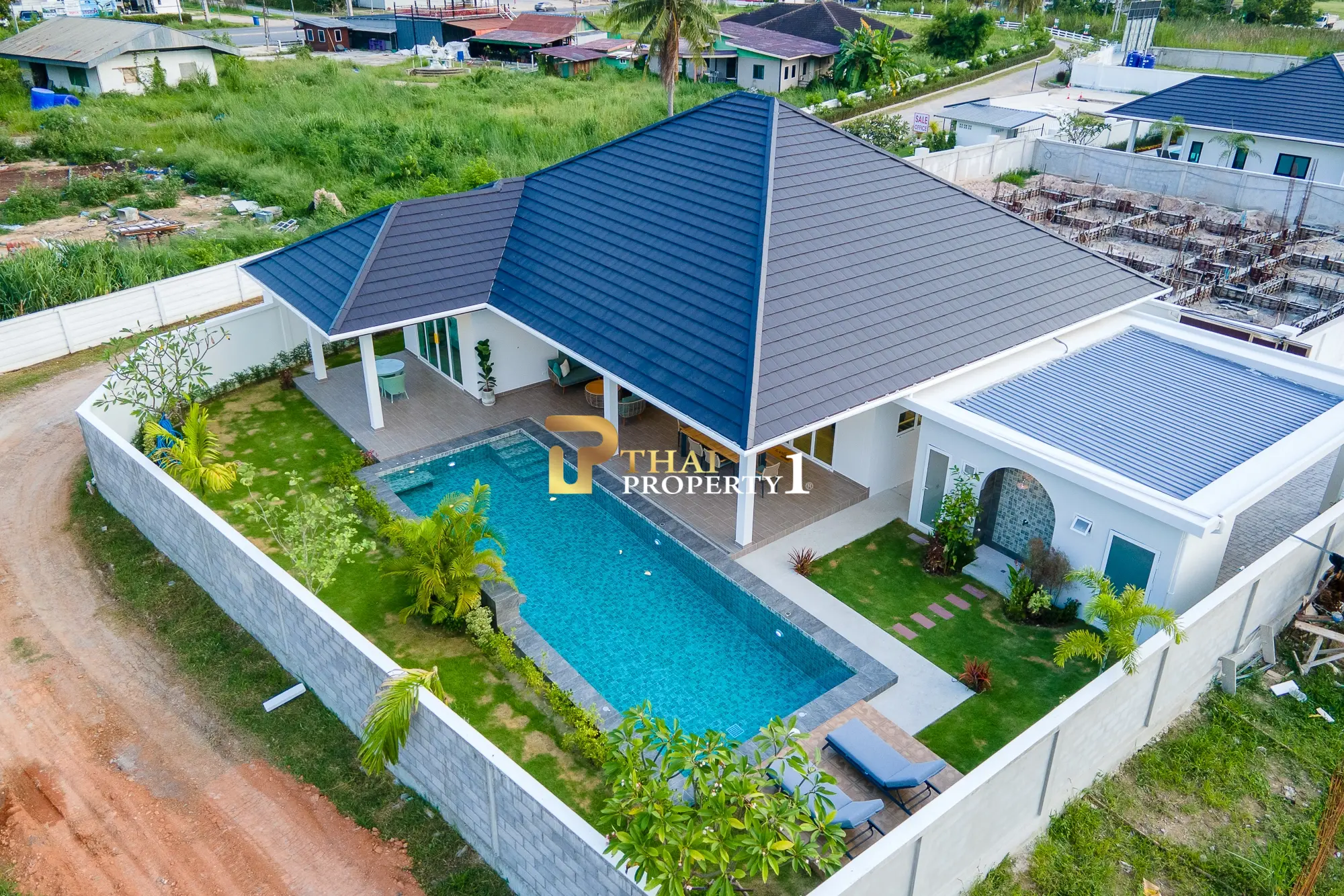 The Diamond Villa at Chada Homes – Modern 3-Bedroom Pool Villa in Hua Hin