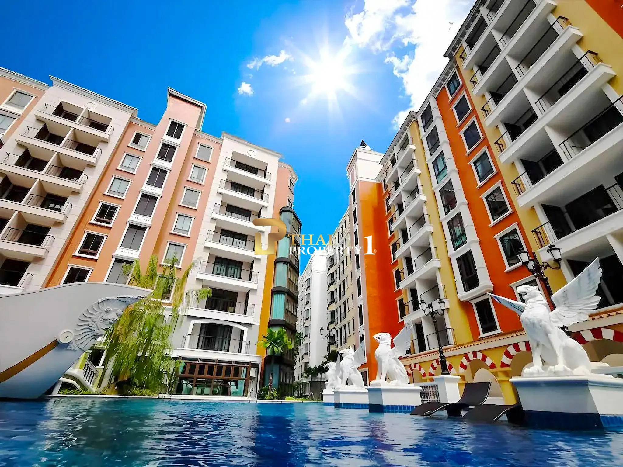Espana Condo Resort Jomtien – Luxury Resort-Style 2-Bedroom Condo near Jomtien Beach