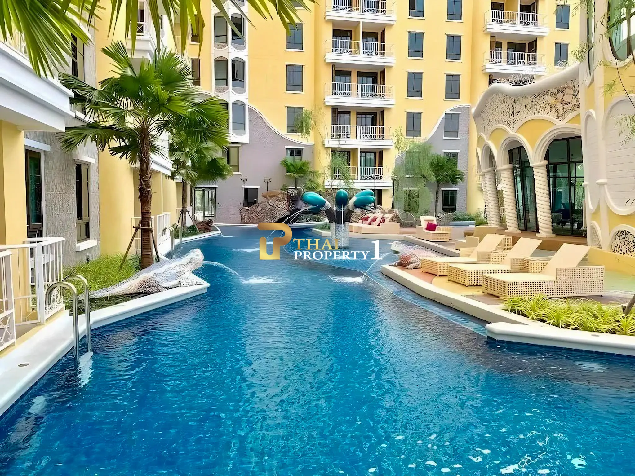 Espana Condo Resort Jomtien – Luxury Resort-Style 2-Bedroom Condo near Jomtien Beach