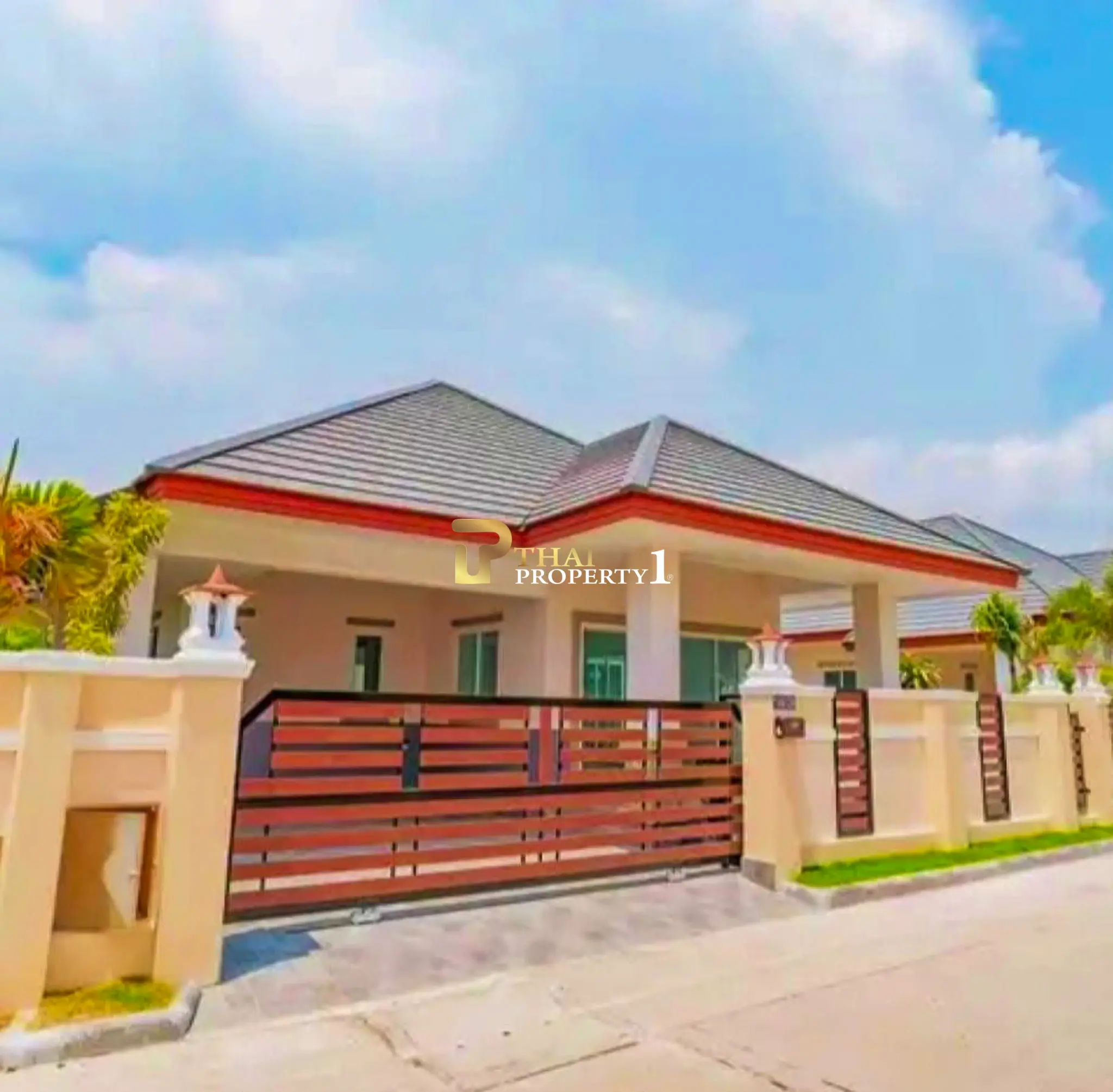 Moderne bassengvilla til salgs – Baan Dusit Garden 6, Na Jomtien, innflyttingsklar
