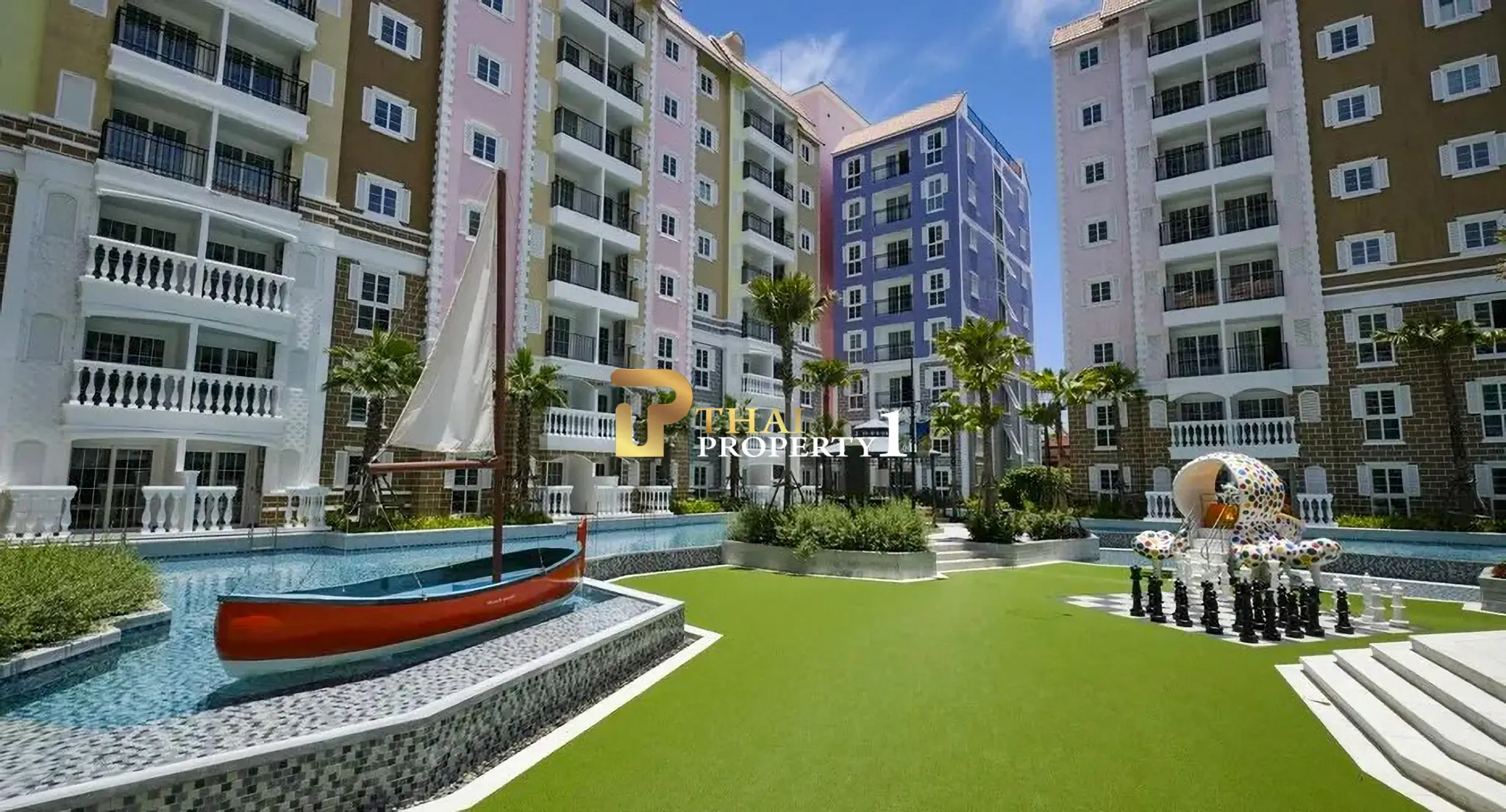 Seven Seas 2 Cote d’Azur Pattaya – Beautiful City View Condo near Na Jomtien Beach