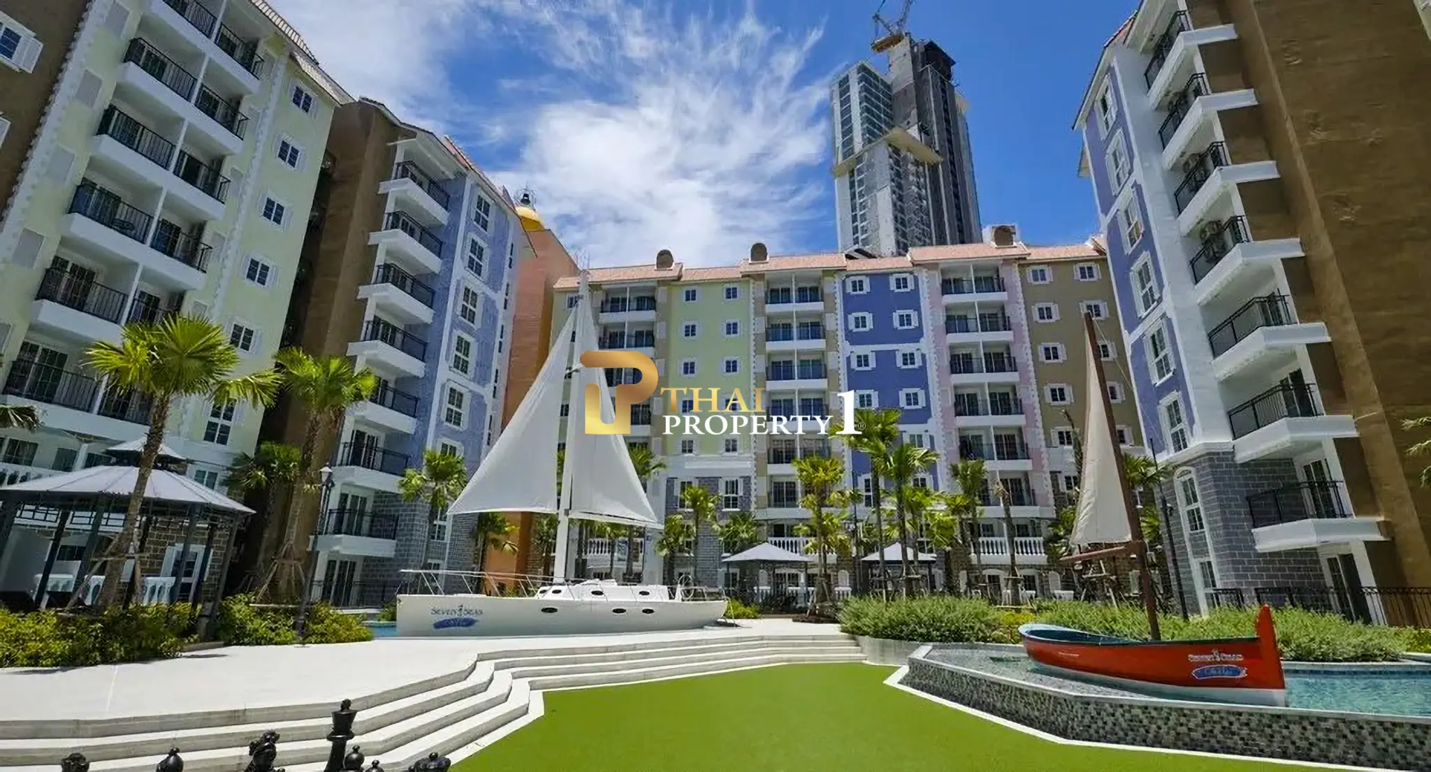 Seven Seas 2 Cote d’Azur Pattaya – Beautiful City View Condo near Na Jomtien Beach