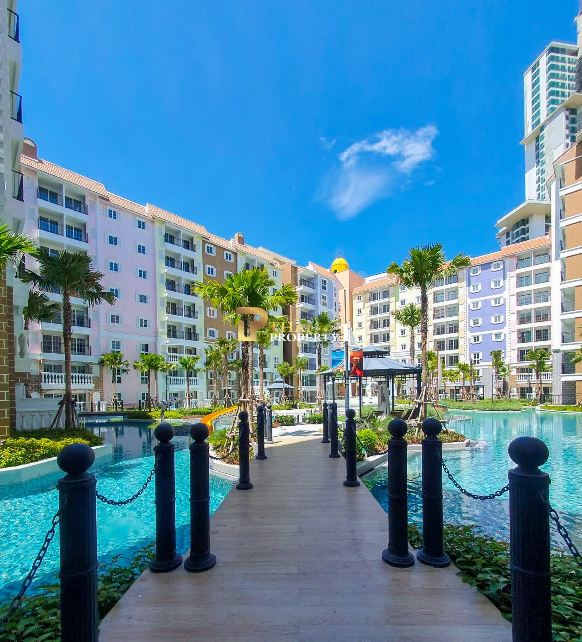 Seven Seas 2 Cote d’Azur Pattaya – Beautiful City View Condo near Na Jomtien Beach
