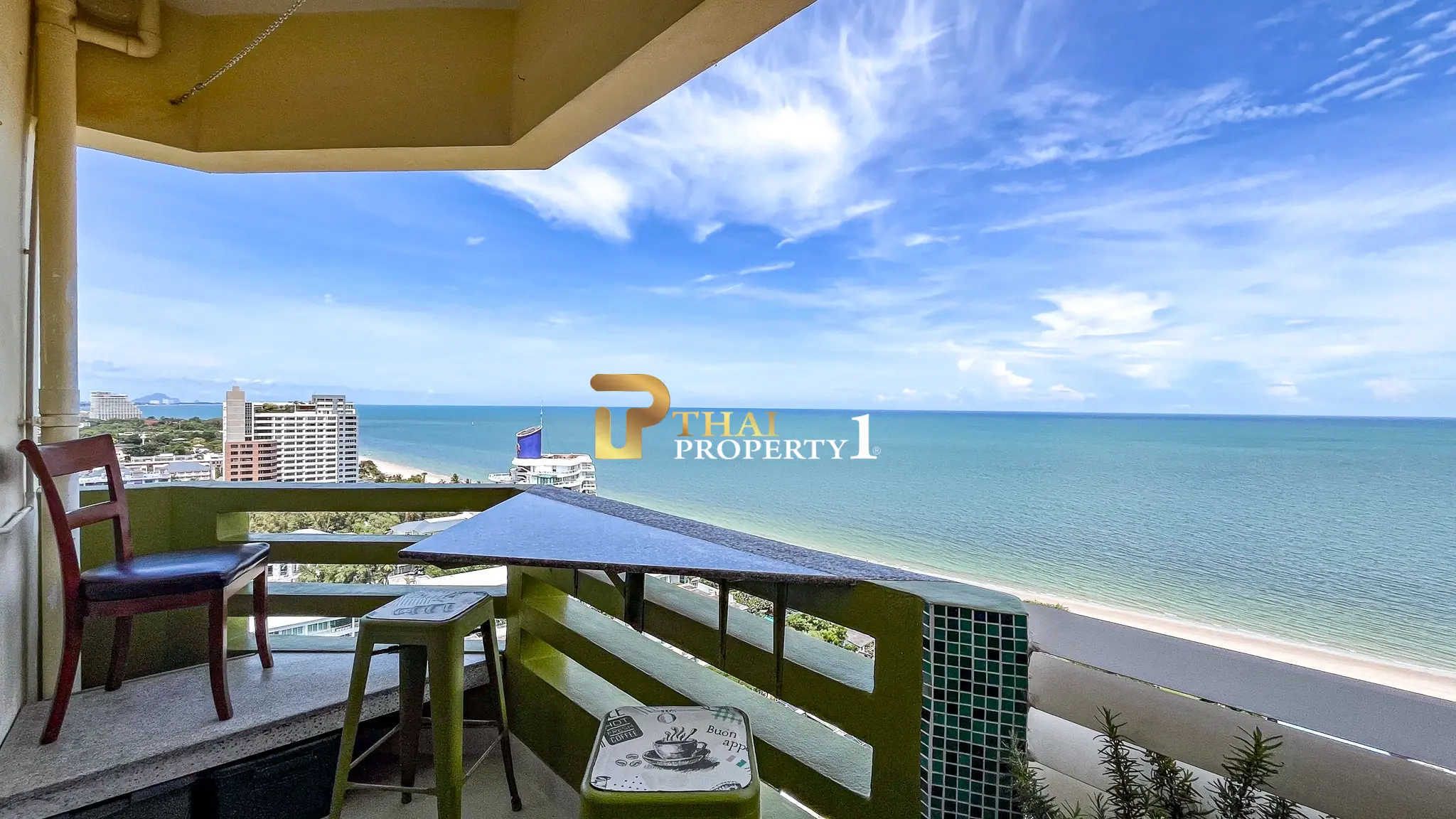 Sea View Condo for Sale in Hua Hin – 1 Bedroom | 67.54 SQ.M | 18th Floor | Condochain Hua Hin
