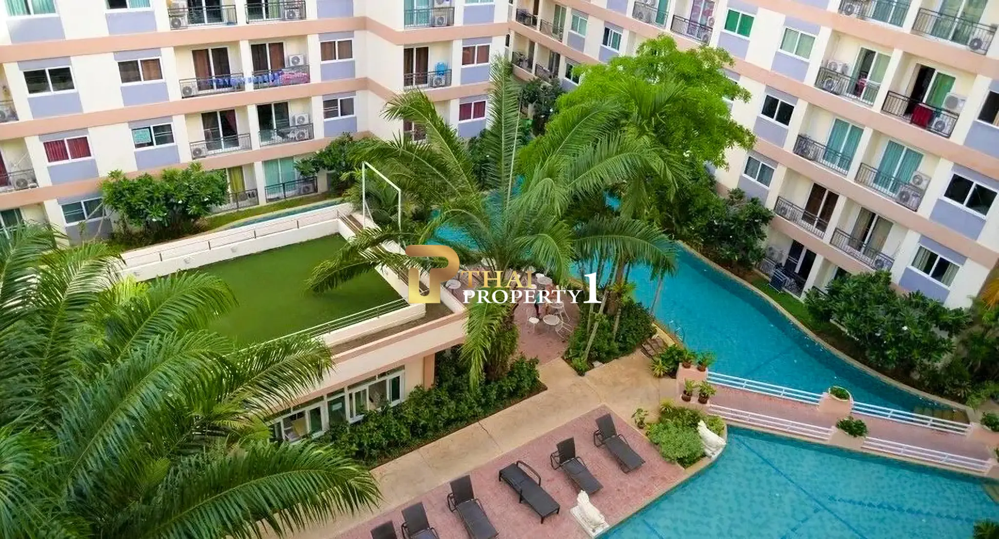 ขายคอนโด Park Lane Jomtien – 2 ห้องนอน ห้องใหญ่ วิวเมือง ใกล้หาดจอมเทียน