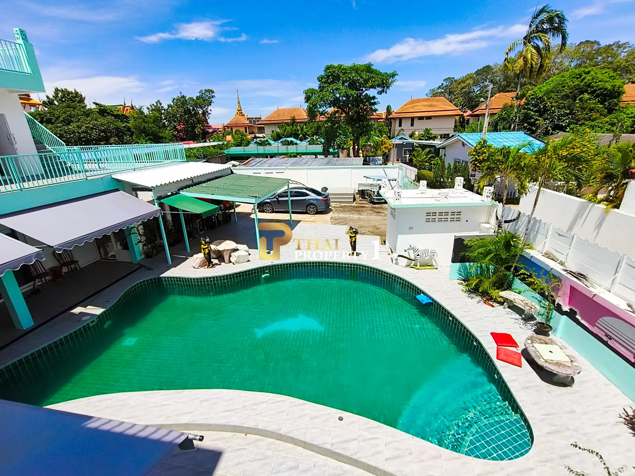 3-Storey City View Pool Villa for Sale – Near Bangsaray Beach, Pattaya