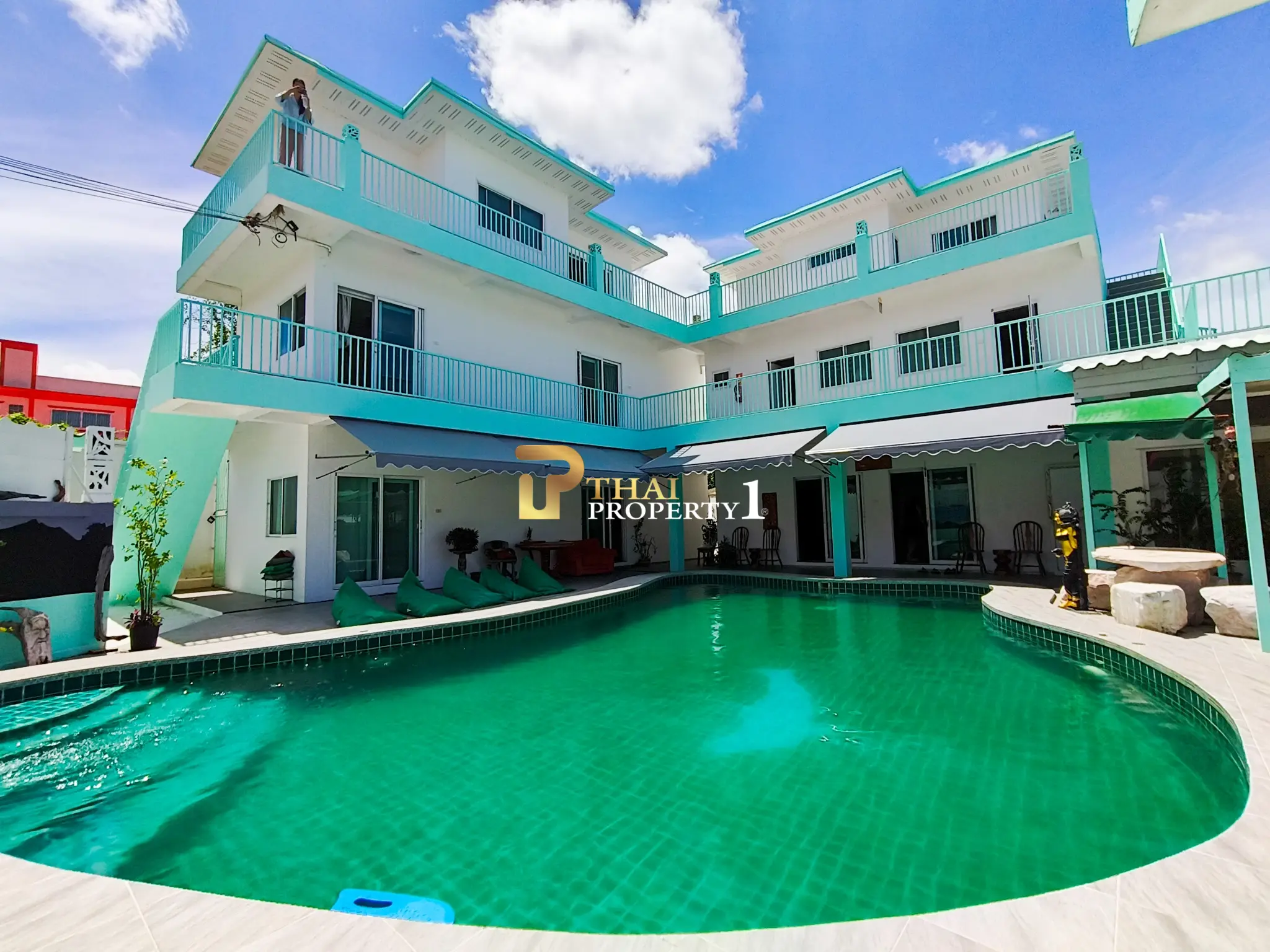 3-Storey City View Pool Villa for Sale – Near Bangsaray Beach, Pattaya